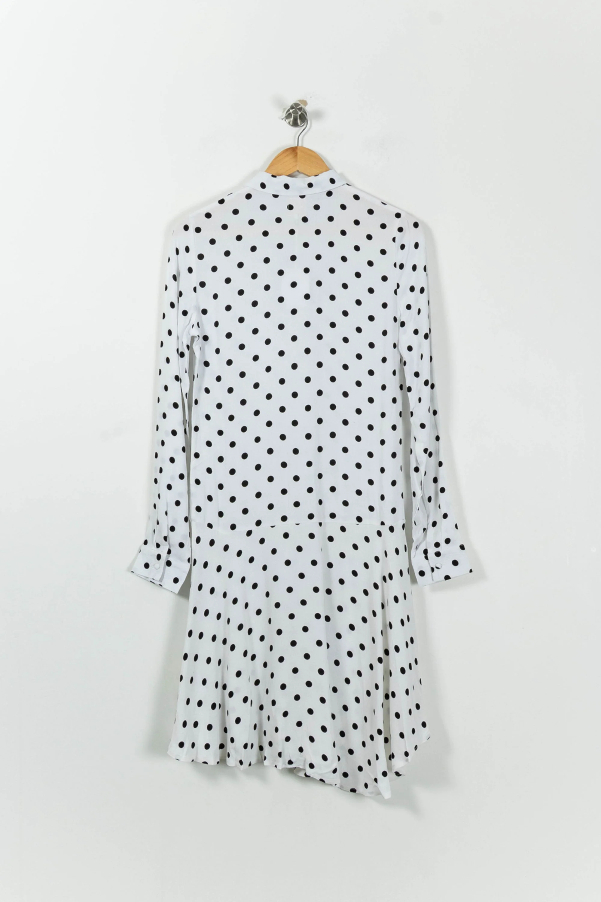 Robe Longue Blanche et Noire - Taille XS/34 - Image 4