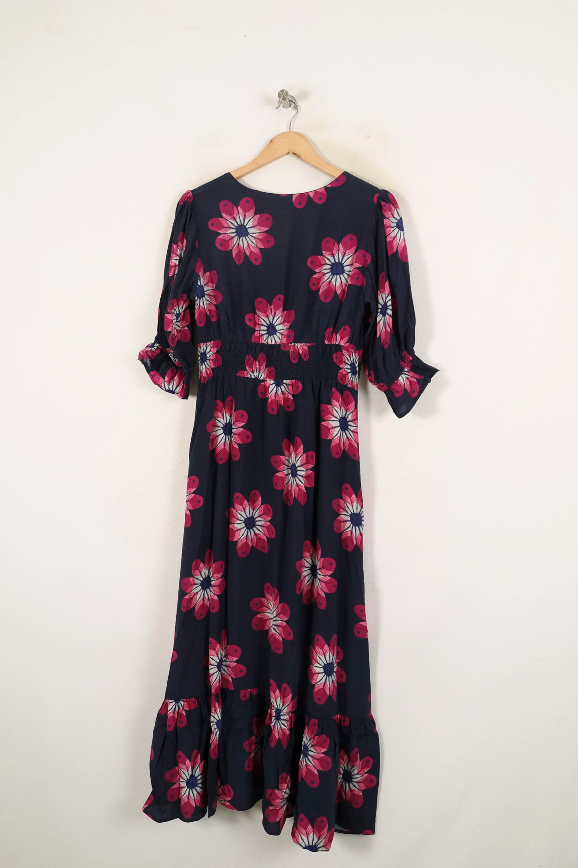 Robe Longue Bleu Marine et Rouge - Taille L/40 - Image 4