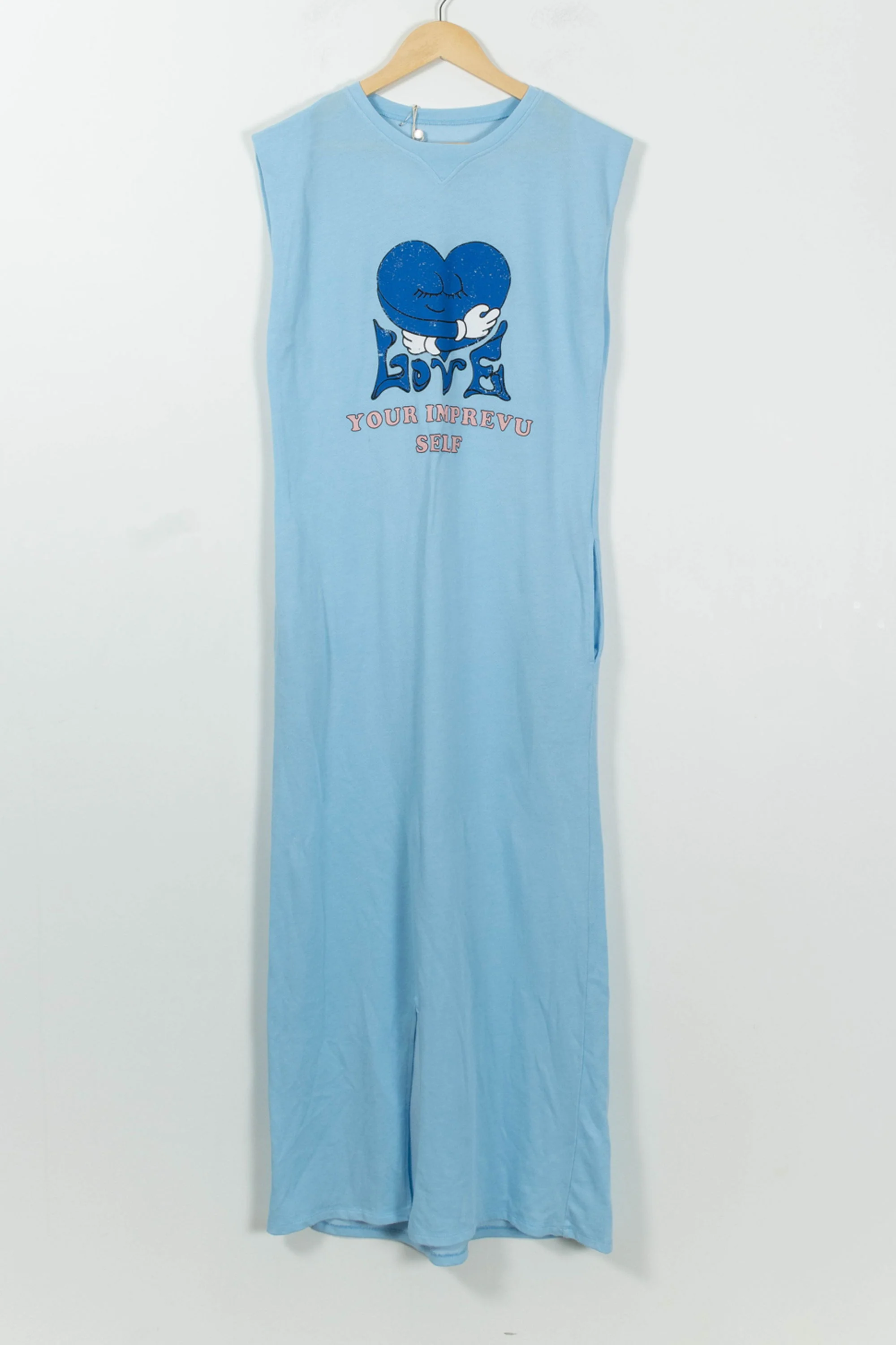 Robe Longue Bleue - Taille L/40 - Image 2