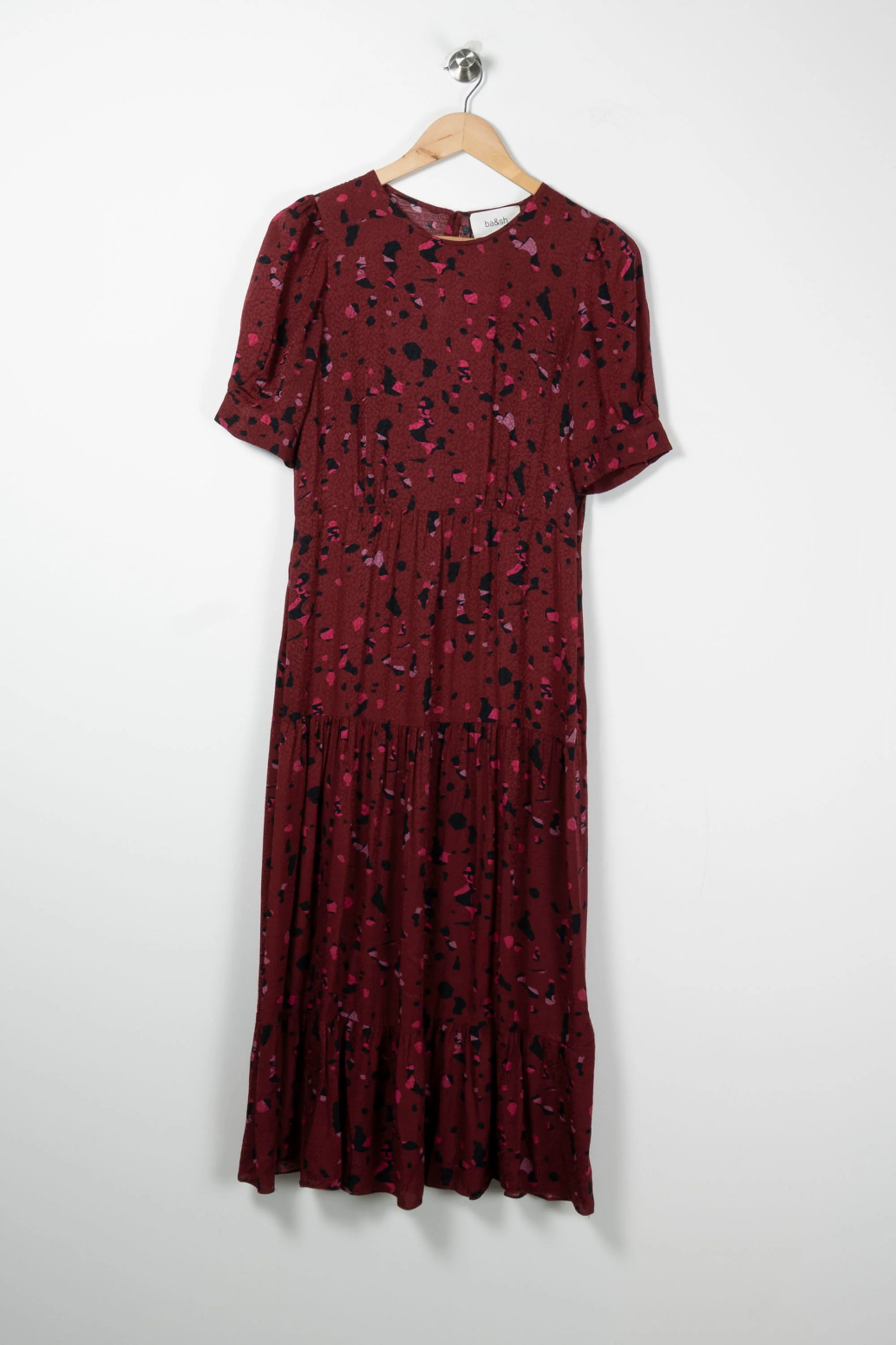Robe Longue Bordeau et Noire - Taille S/36 - Image 2