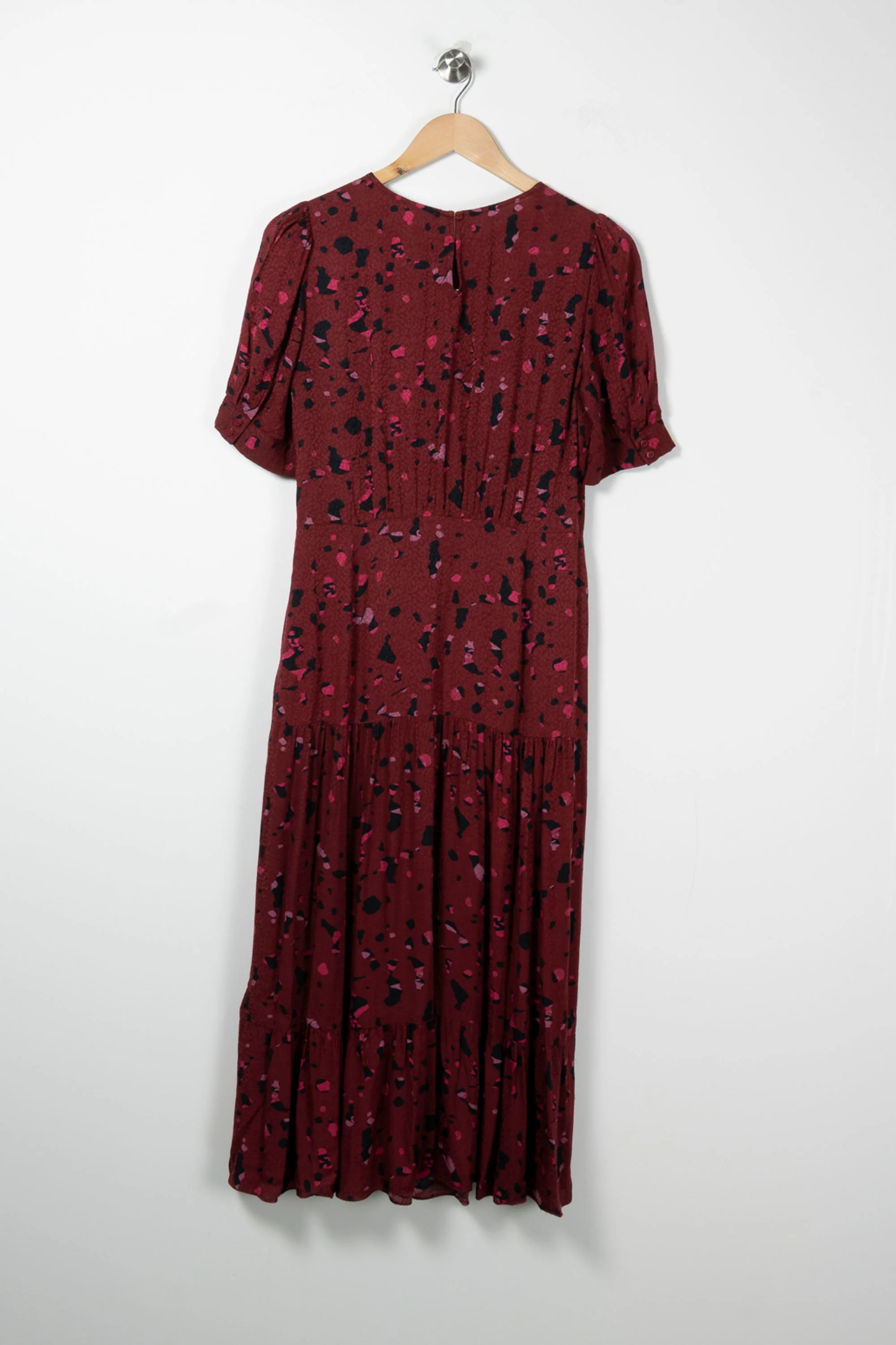 Robe Longue Bordeau et Noire - Taille S/36 - Image 4