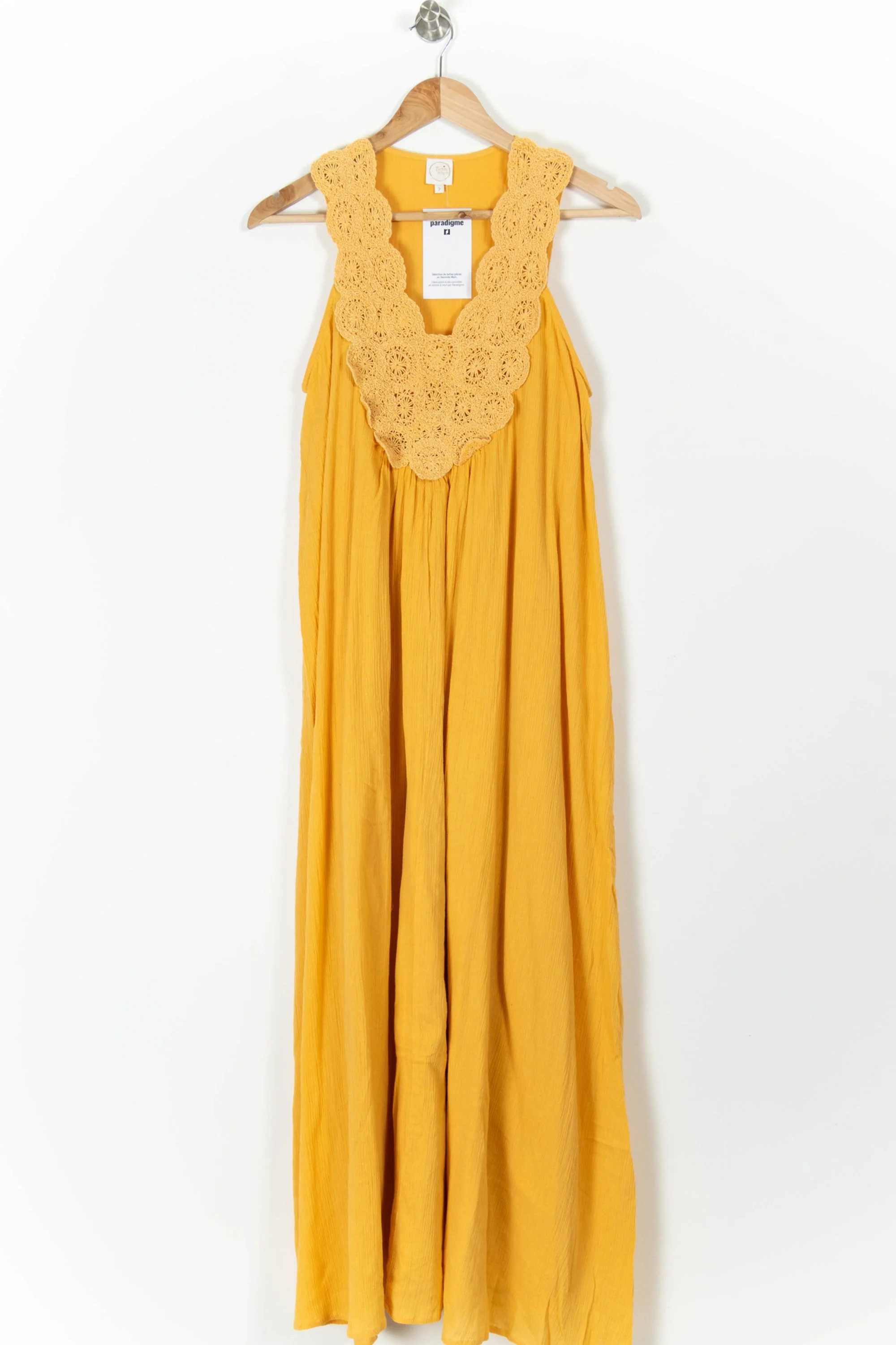 Robe Longue Jaune - Taille M/38 - Image 2