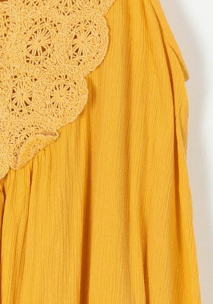 Robe Longue Jaune - Taille M/38 - Image 3