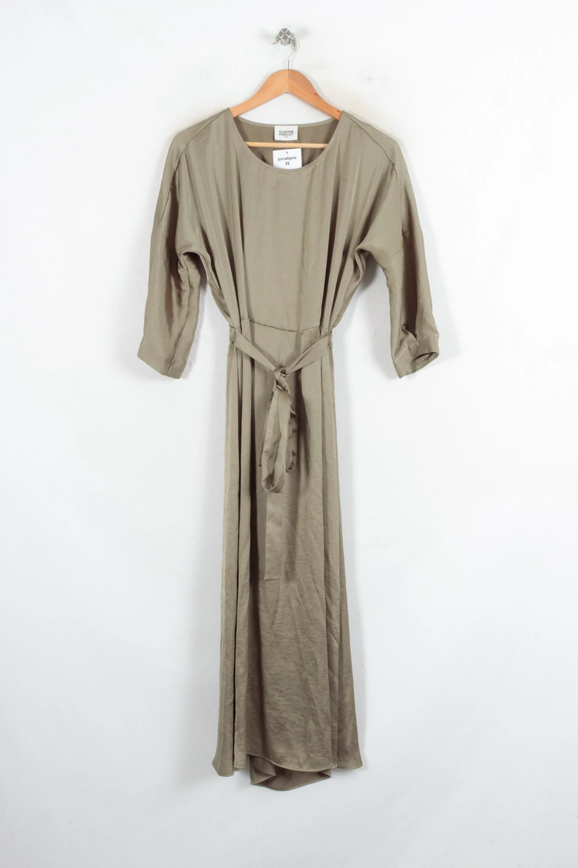 Robe Longue Kaki - Taille S/36 - Image 2