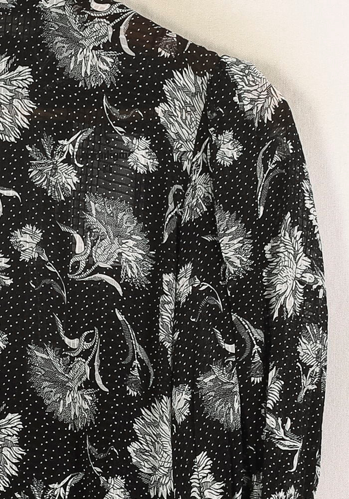 Robe Longue Noire et Blanche - Taille L/40 - Image 3