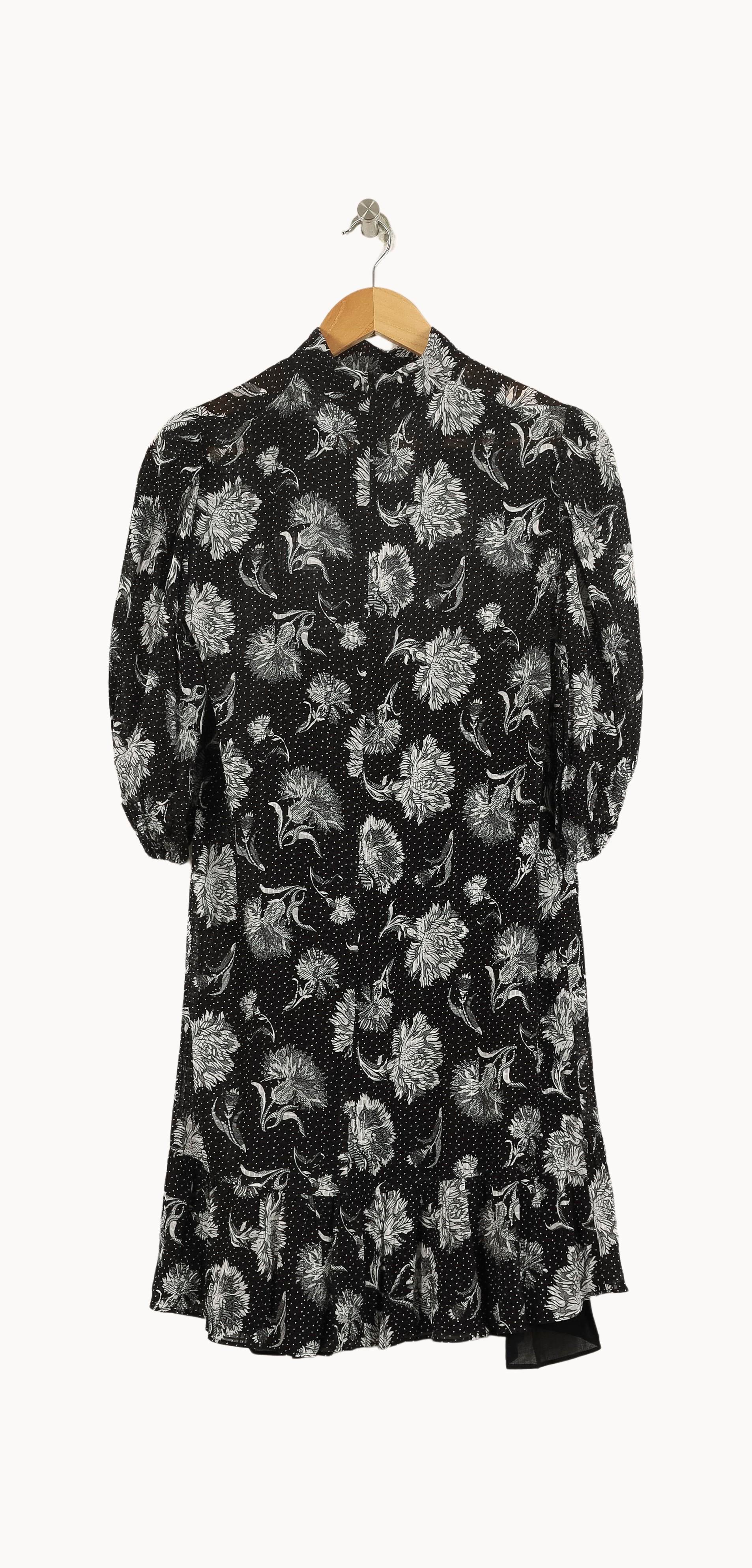 Robe Longue Noire et Blanche - Taille L/40 - Image 4