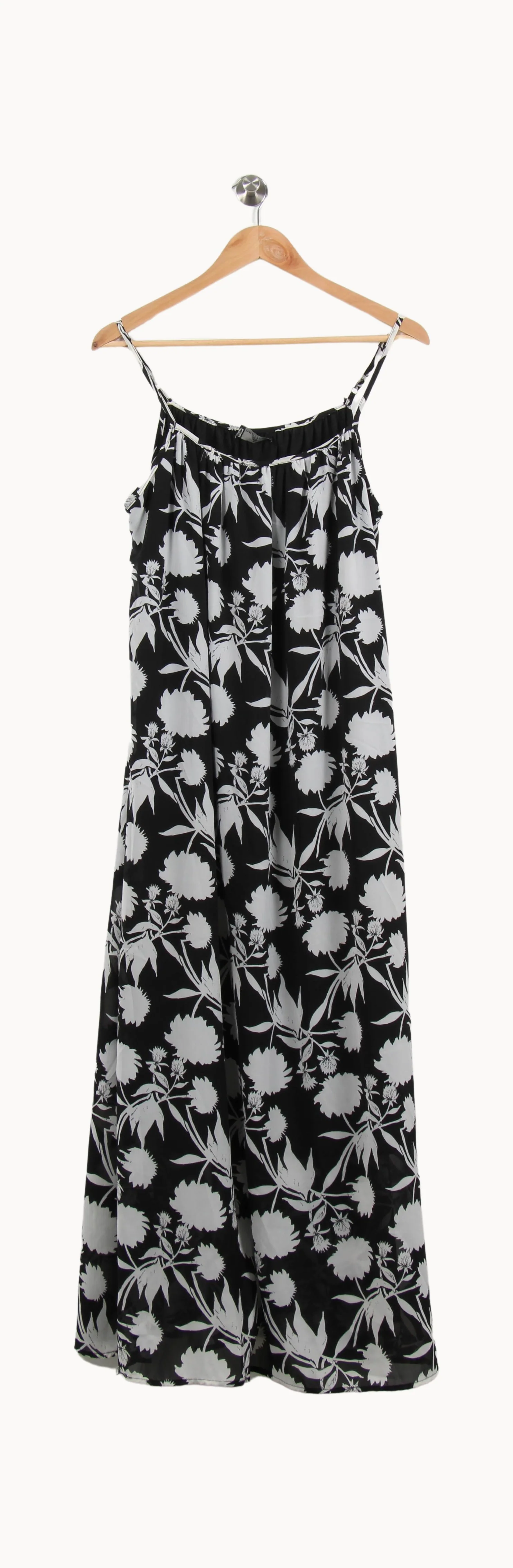 Robe Longue Noire et Blanche - Taille M/38 - Image 4
