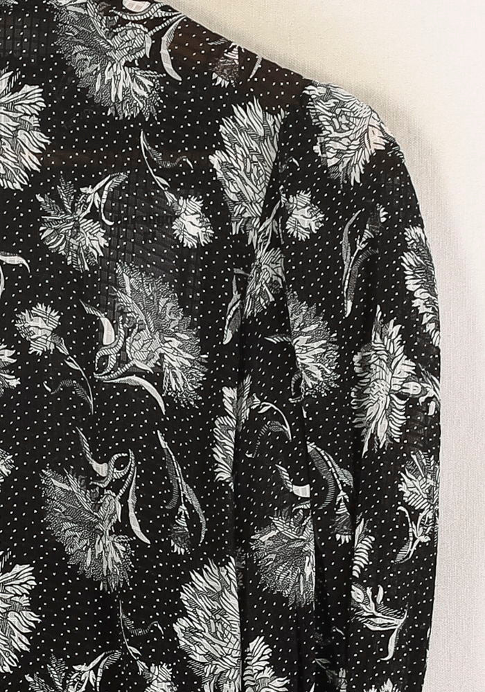 Robe Longue Noire et Blanche - Taille S/36 - Image 3