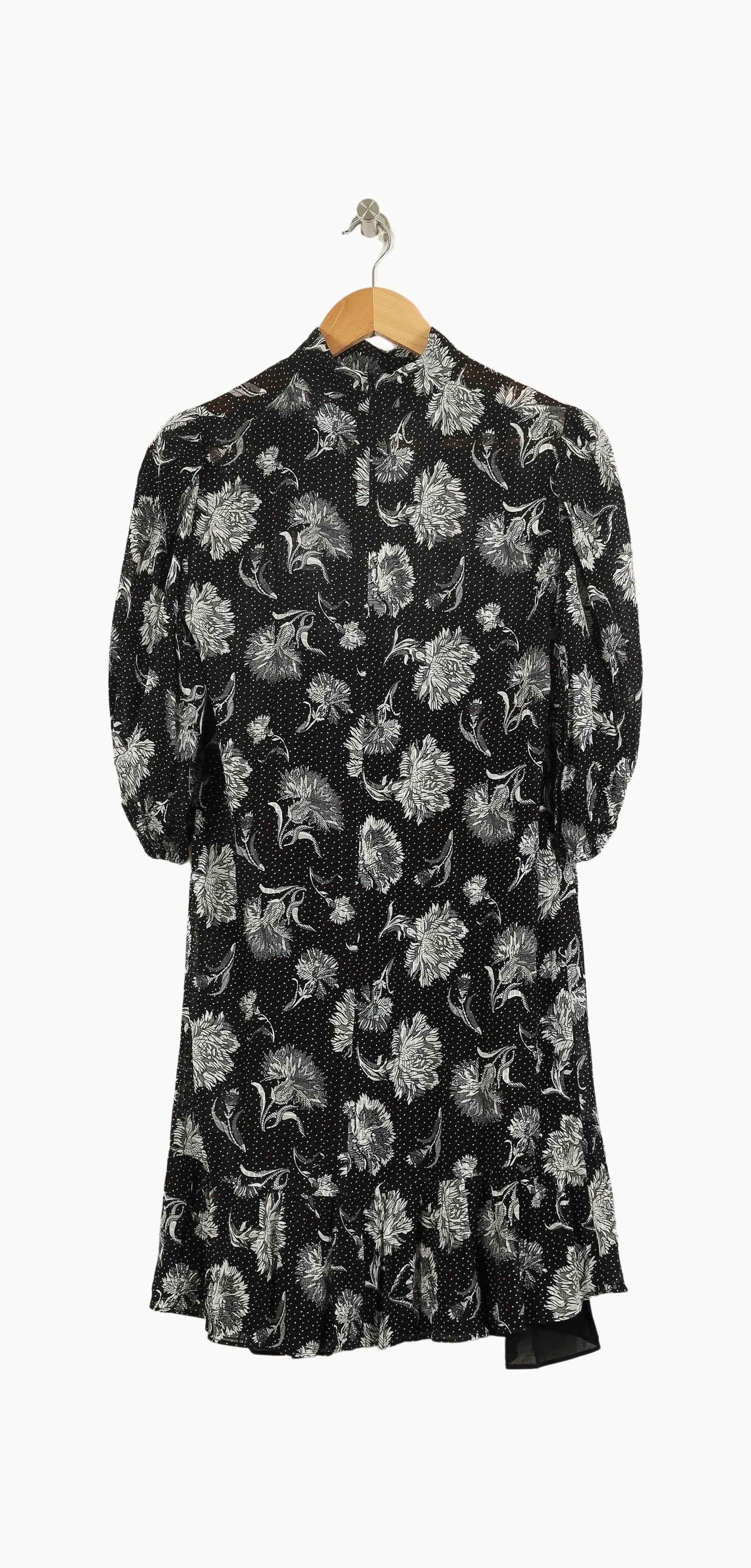 Robe Longue Noire et Blanche - Taille S/36 - Image 4