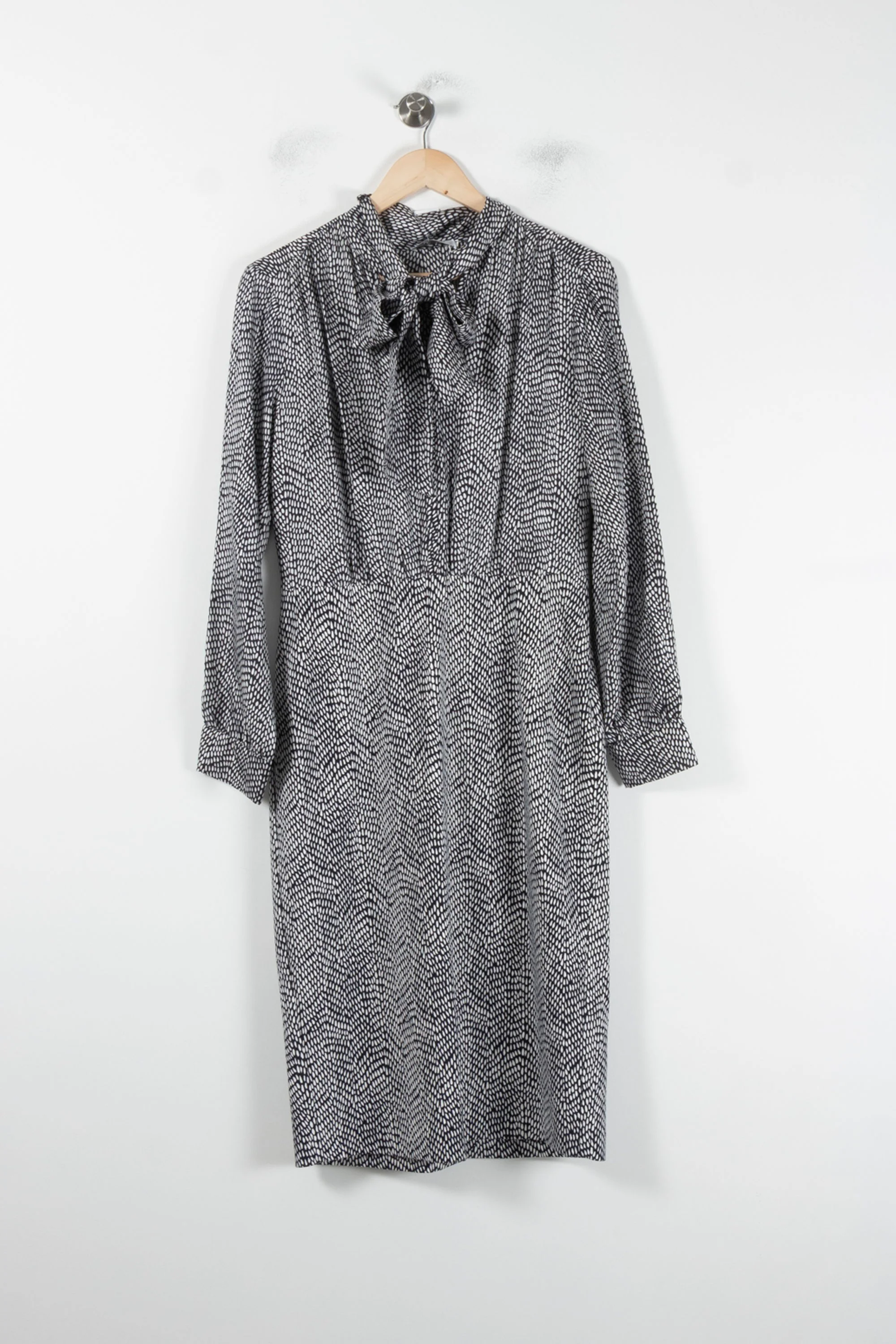 Robe Longue Noire et Blanche - Taille XL/42 - Image 2