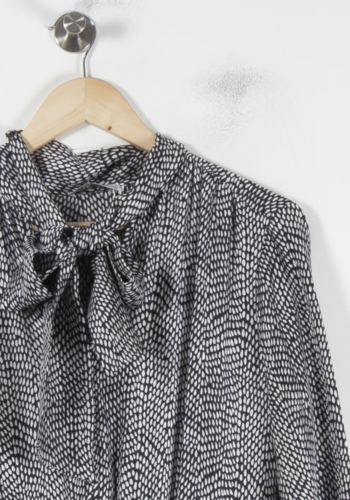Robe Longue Noire et Blanche - Taille XL/42 - Image 3