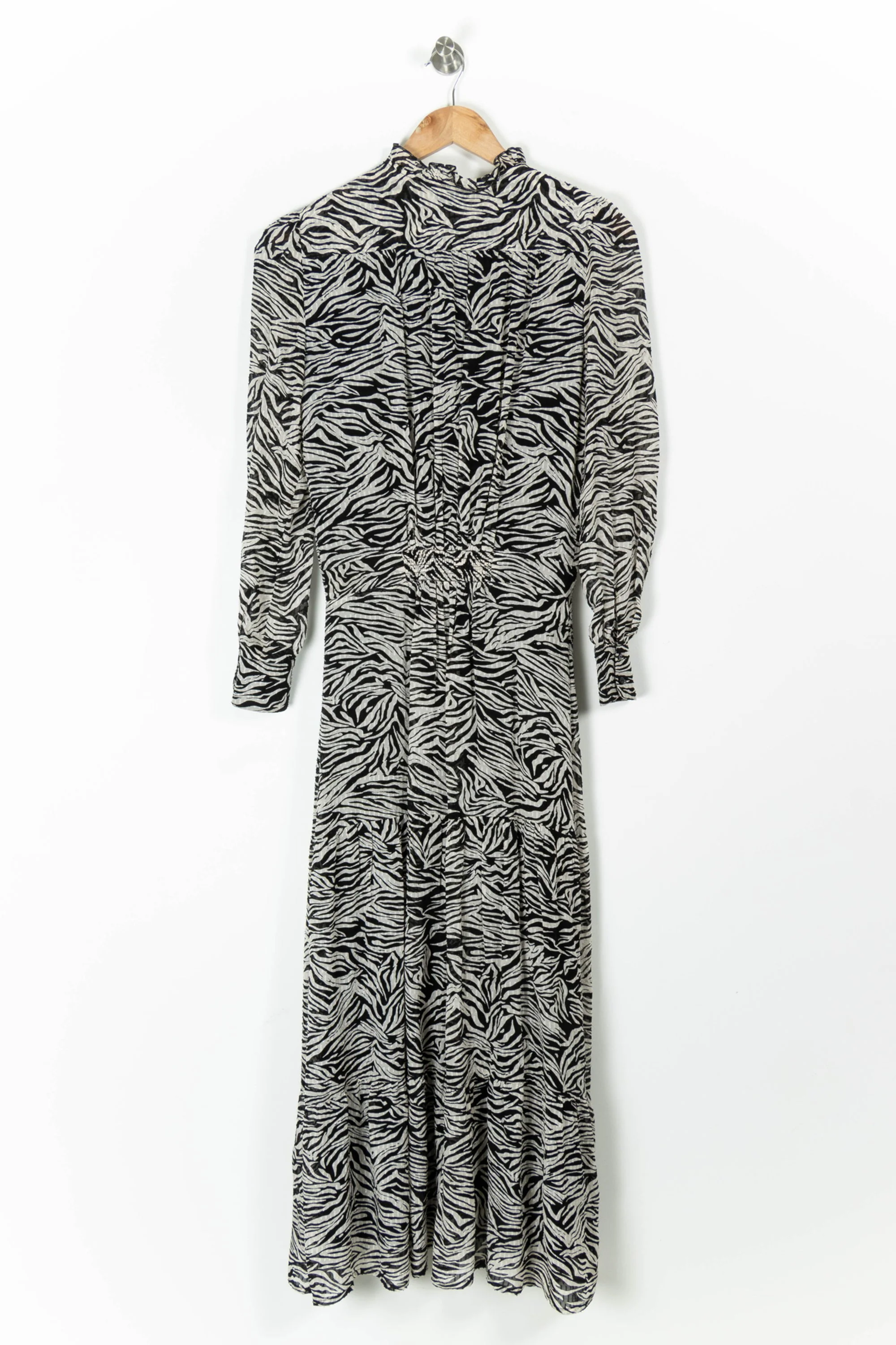 Robe Longue Noire et Blanche - Taille XS/34 - Image 4