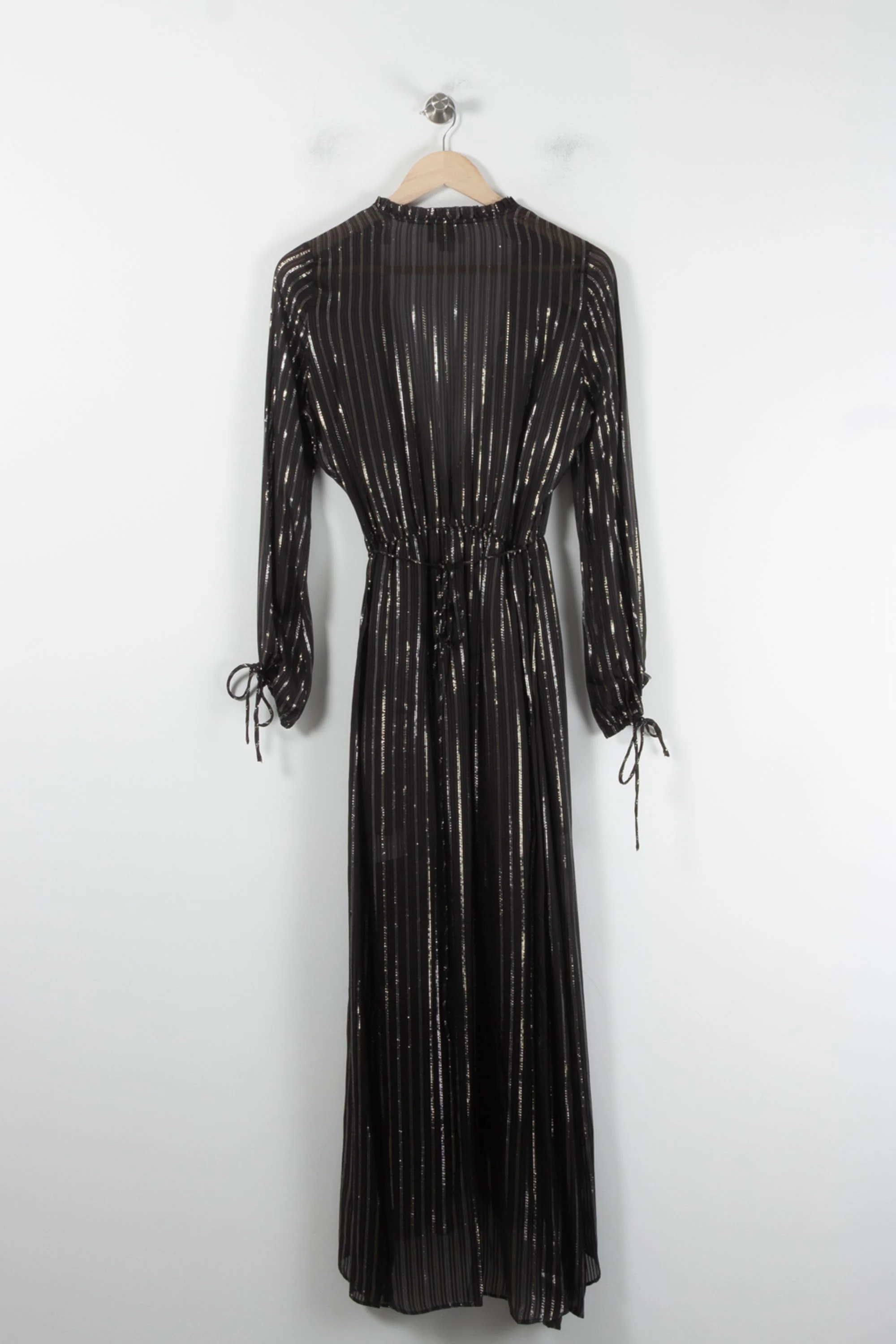 Robe Longue Noire et Dorée - Taille M/38 - Image 4