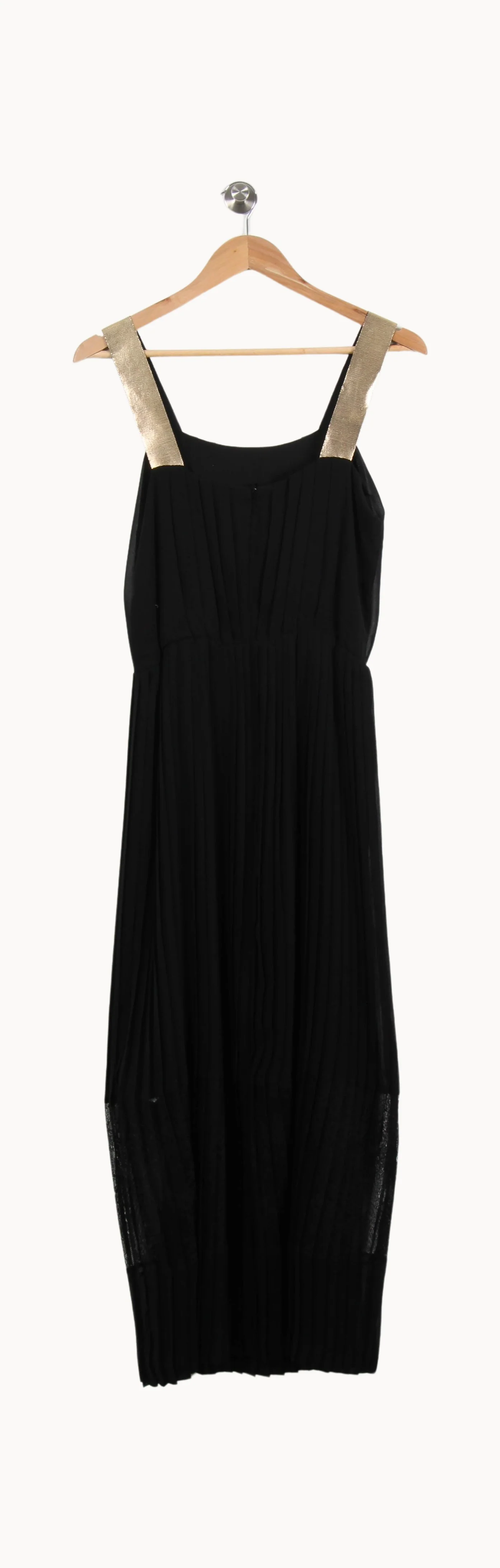Robe Longue Noire et Dorée - Taille S/36 - Image 4