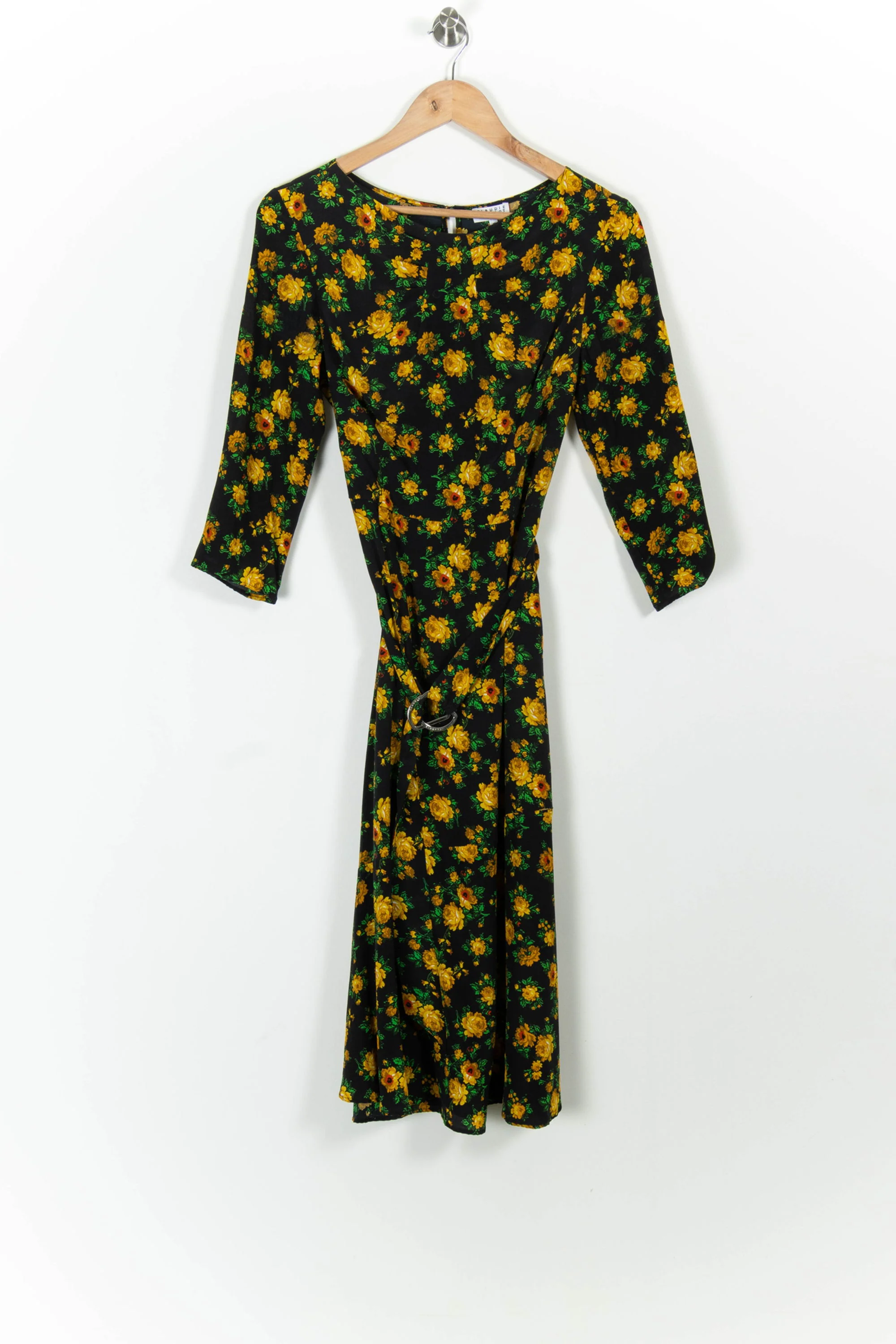 Robe Longue Noire et Jaune - Taille M/38 - Image 2
