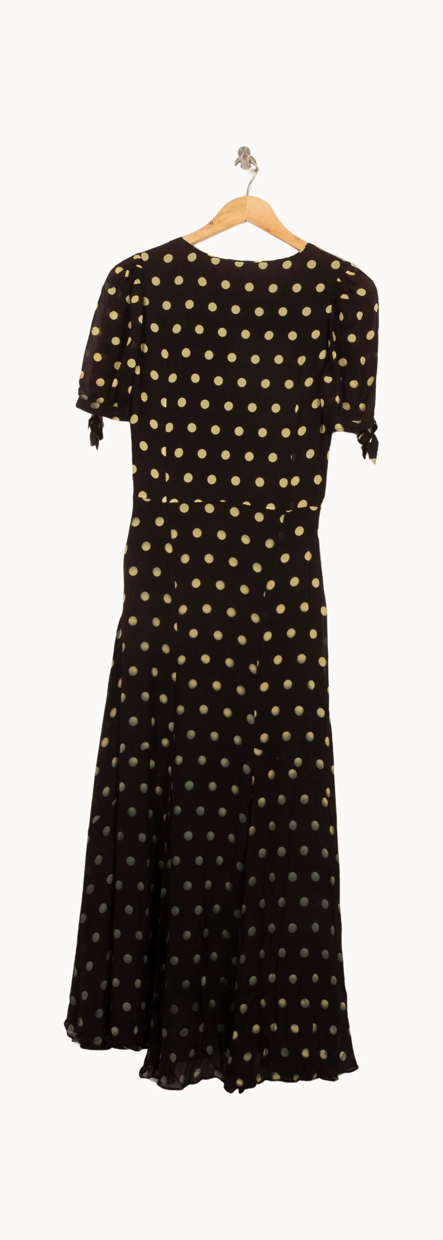 Robe Longue Noire et Jaune - Taille S/36 - Image 4