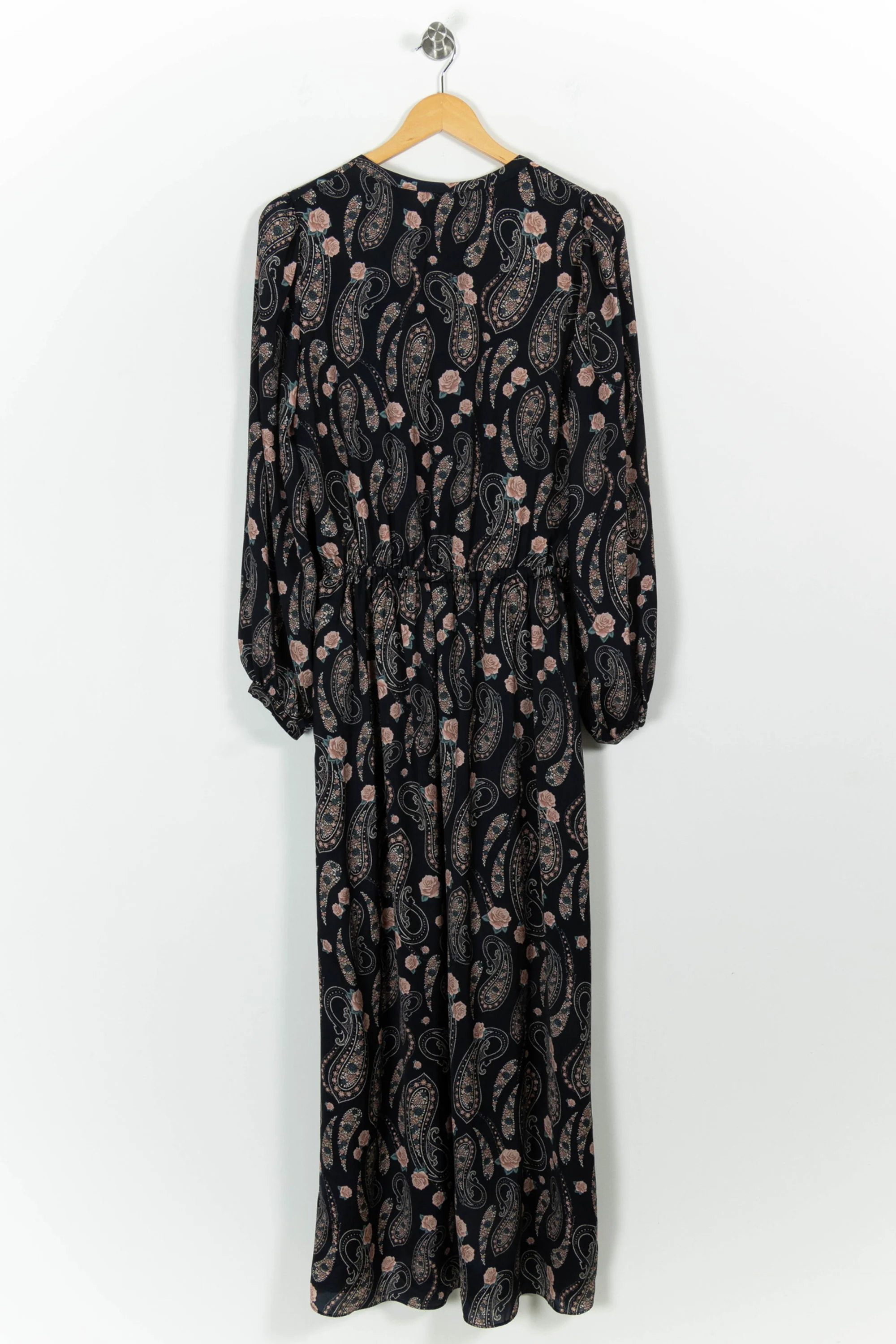 Robe Longue Noire et Rose - Taille L/40 - Image 4