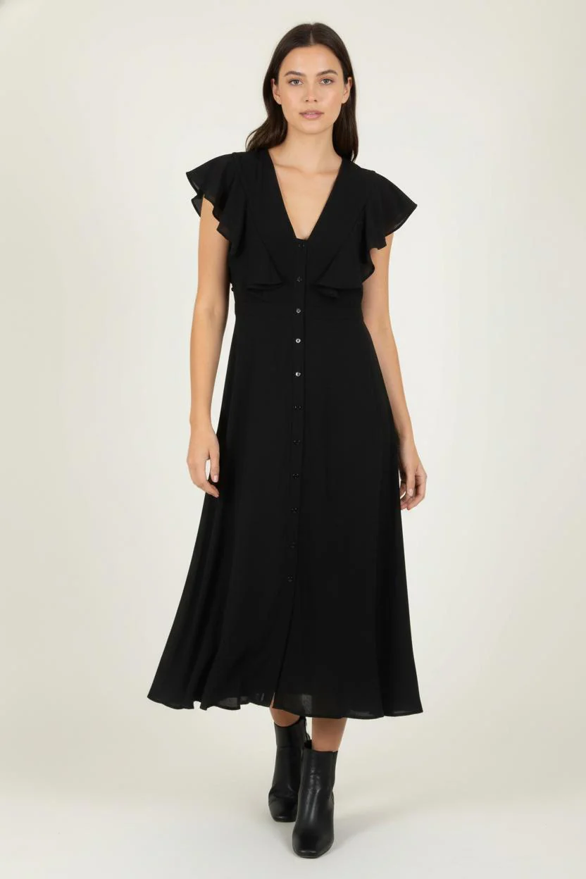 Robe Longue Noire - Taille M/38