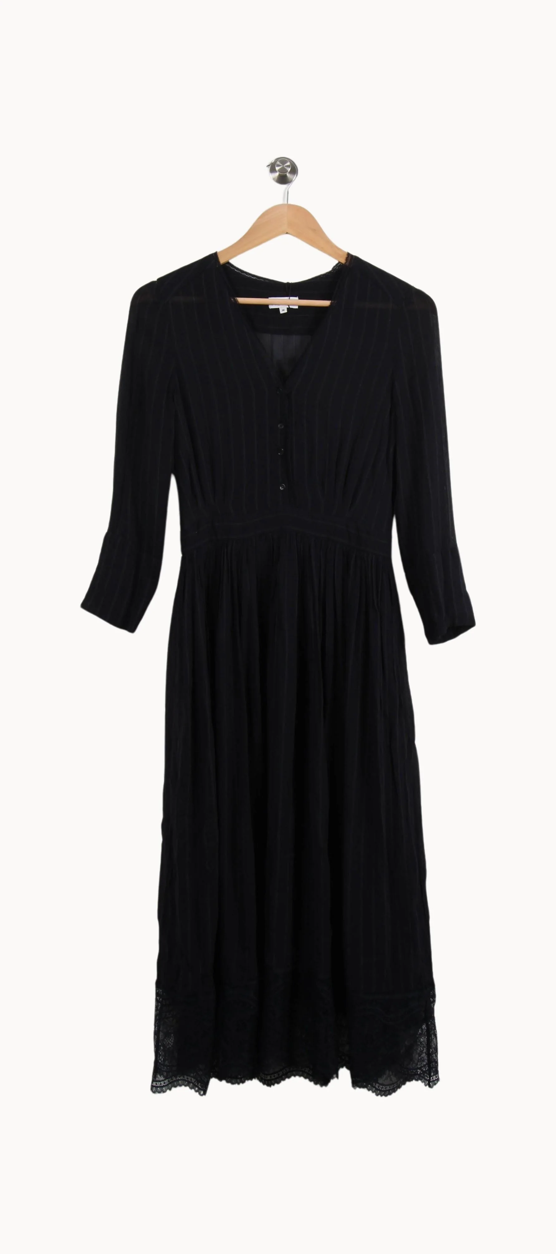 Robe Longue Noire - Taille S/36 - Image 2