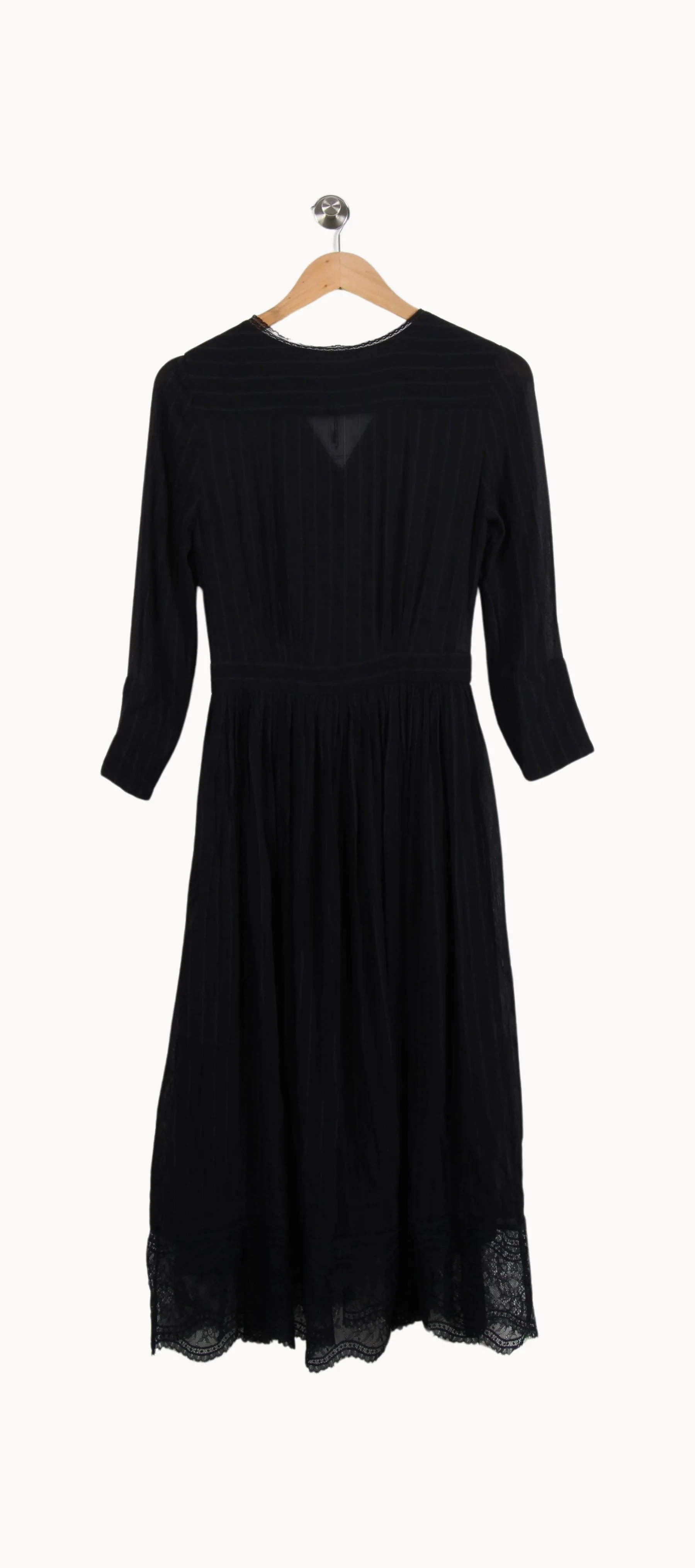 Robe Longue Noire - Taille S/36 - Image 4