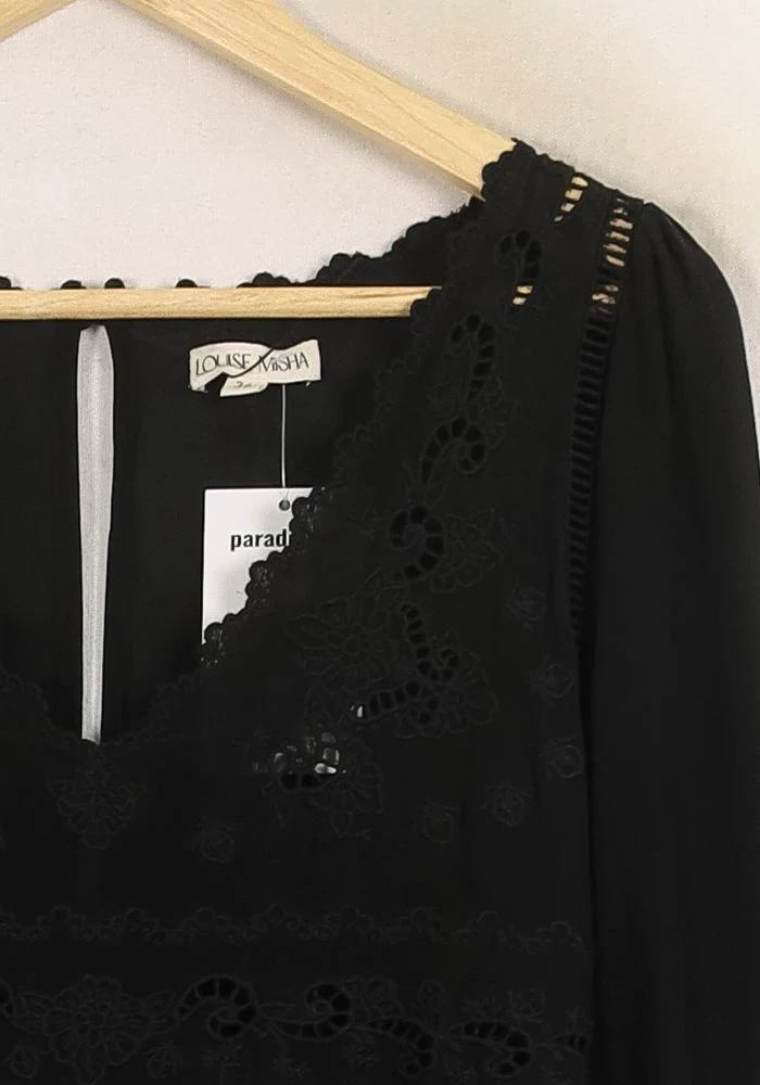 Robe Longue Noire - Taille S/36 - Image 3