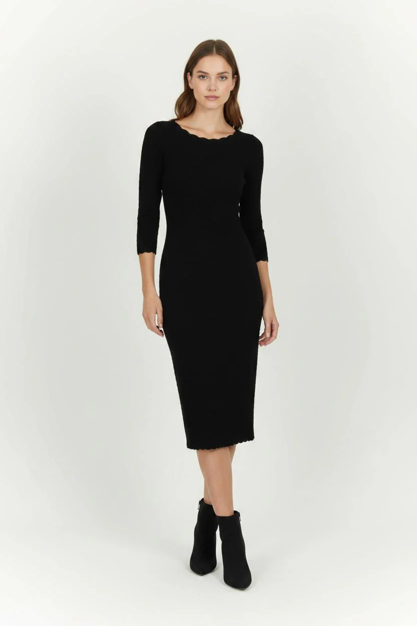 Robe Longue Noire - Taille S/36