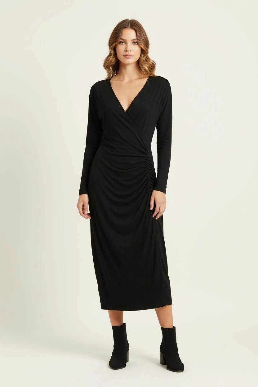 Robe Longue Noire - Taille XS/34