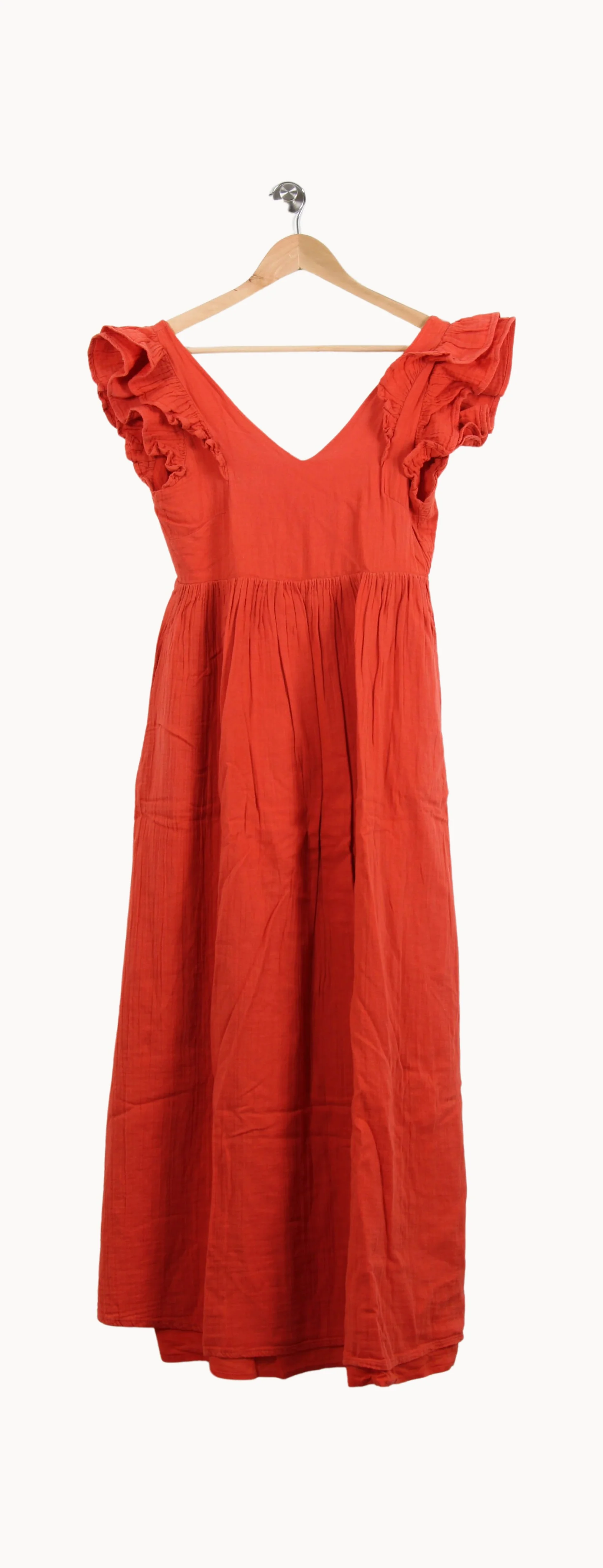 Robe Longue Orange - Taille S/36 - Image 2