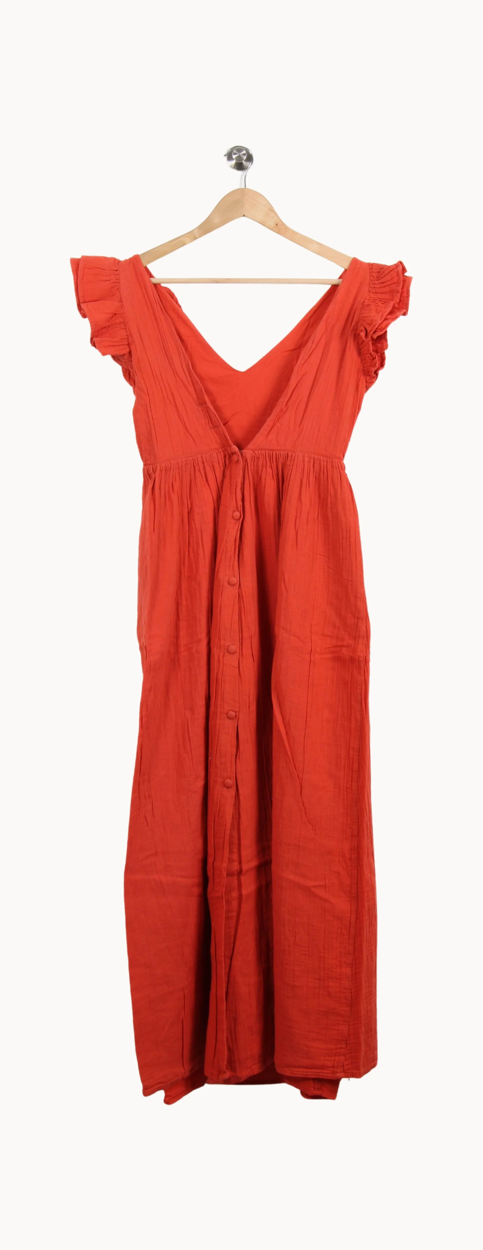 Robe Longue Orange - Taille S/36 - Image 4