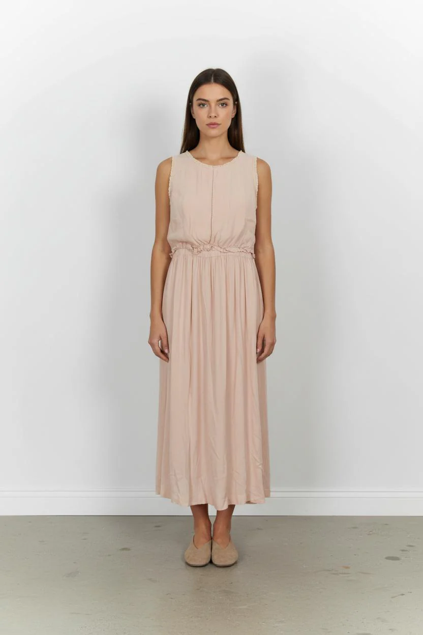 Robe Longue Rose - Taille S/36