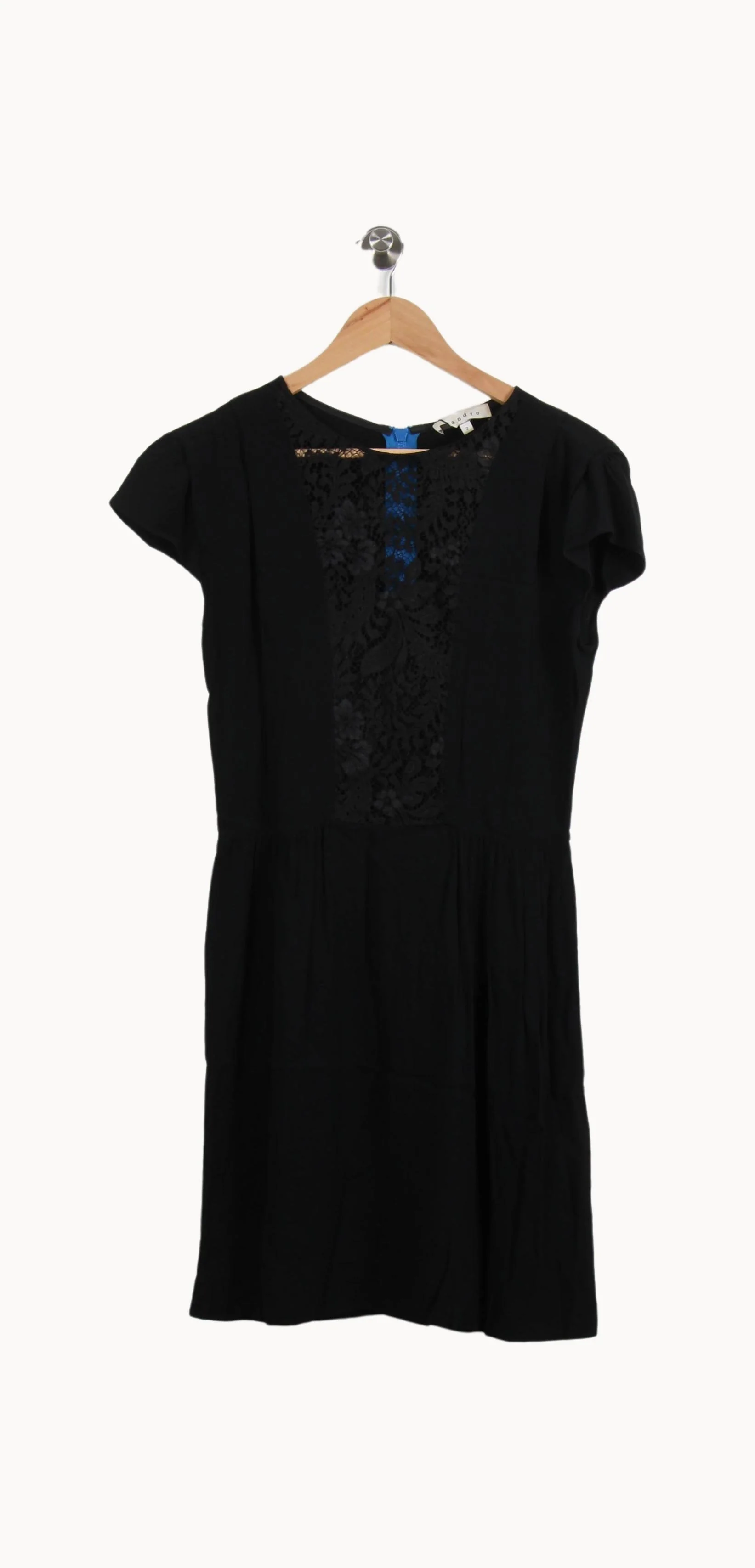 Robe Mi-Longue Noire - Taille M/38 - Image 2