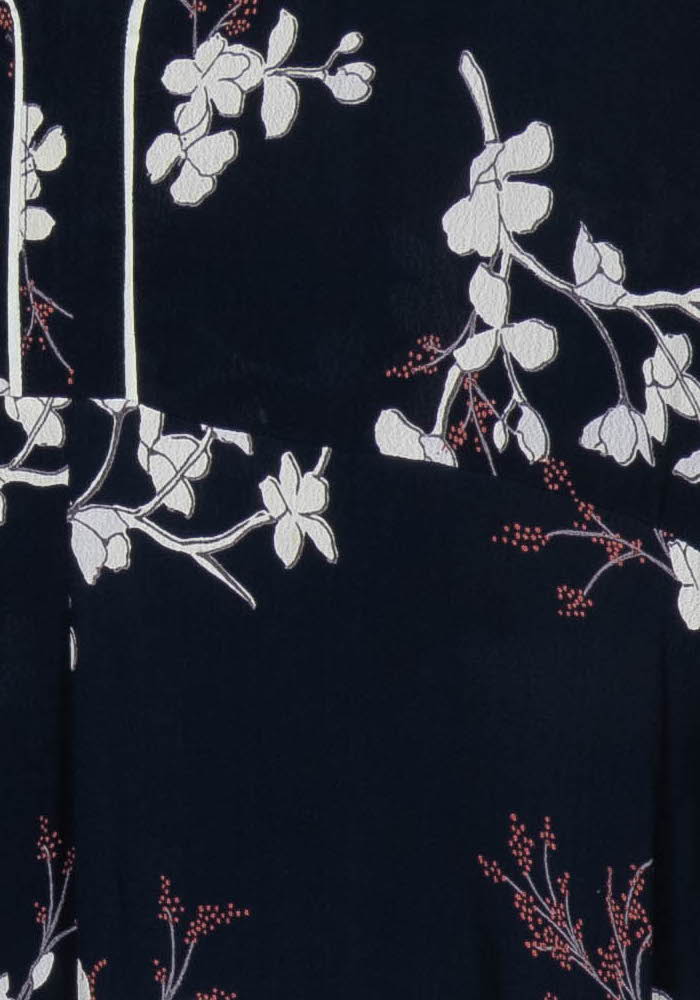 Robe Midi Bleu Marine et Blanche - Taille M/38 - Image 3