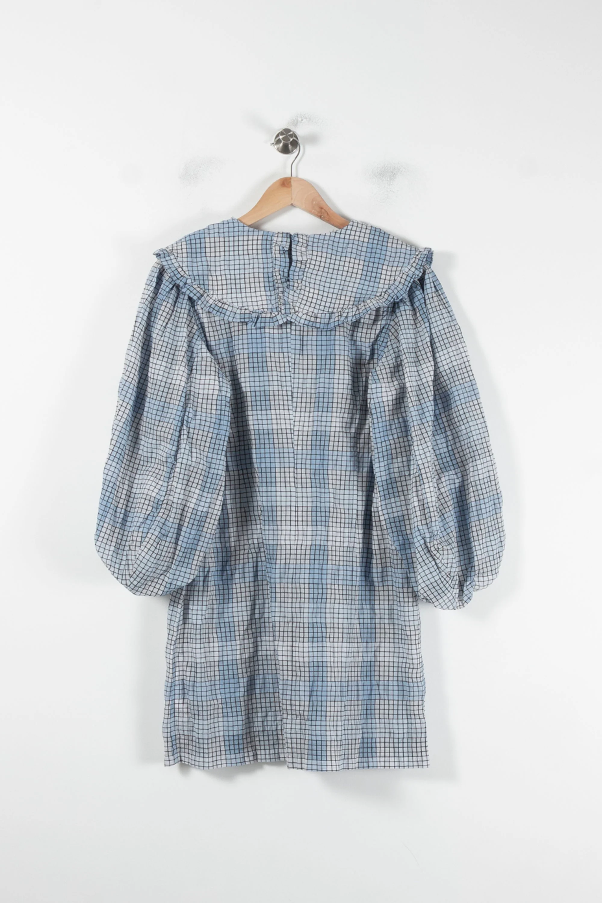 Robe Midi Bleue et Blanche - Taille M/38 - Image 4