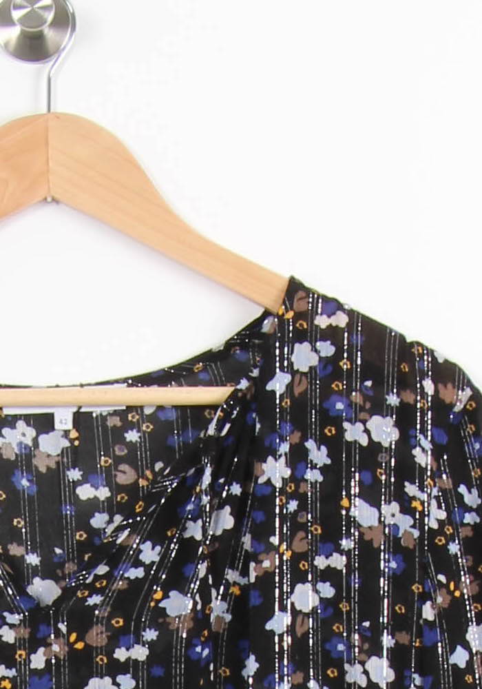 Robe Midi Bleue et Noire - Taille XL/42 - Image 3
