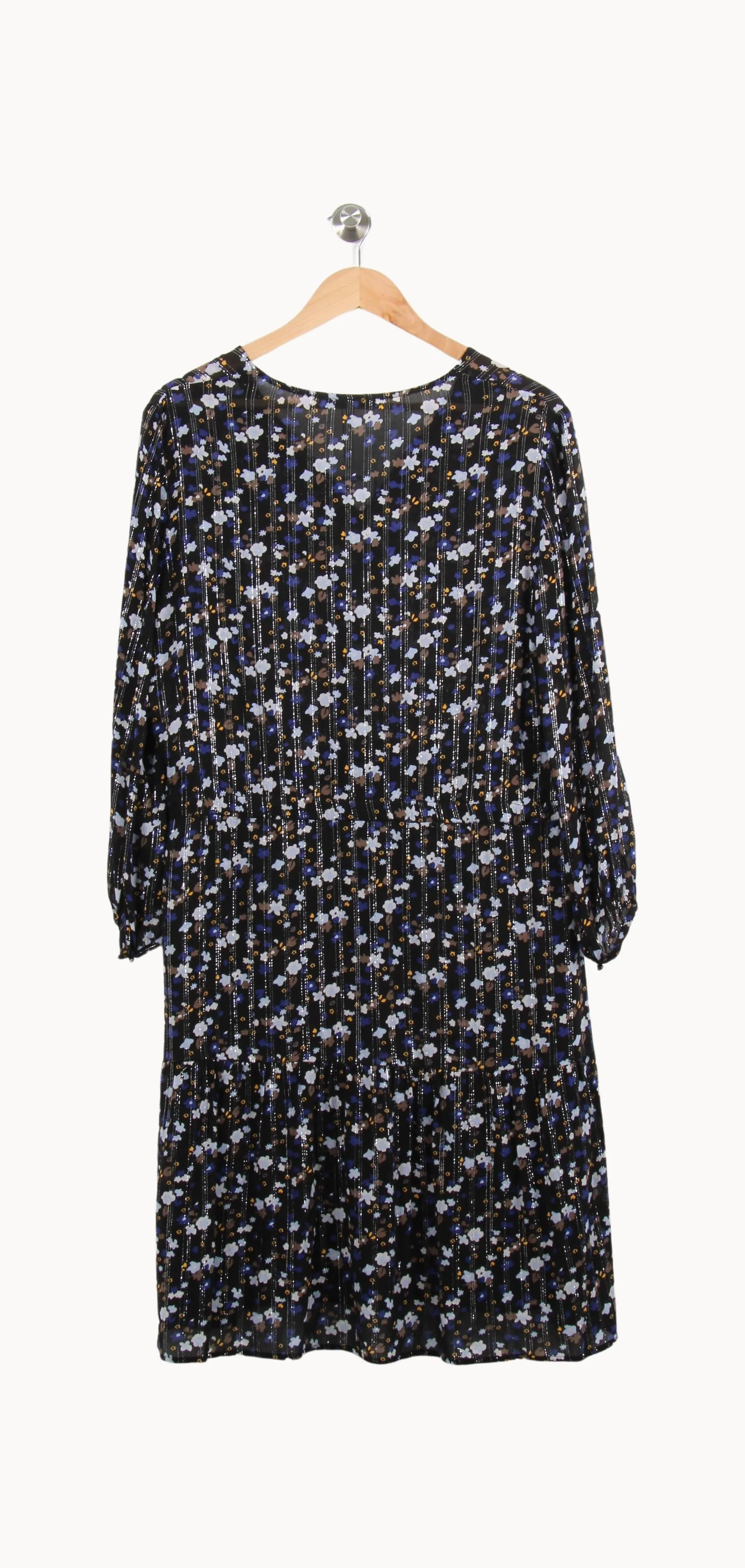 Robe Midi Bleue et Noire - Taille XL/42 - Image 4