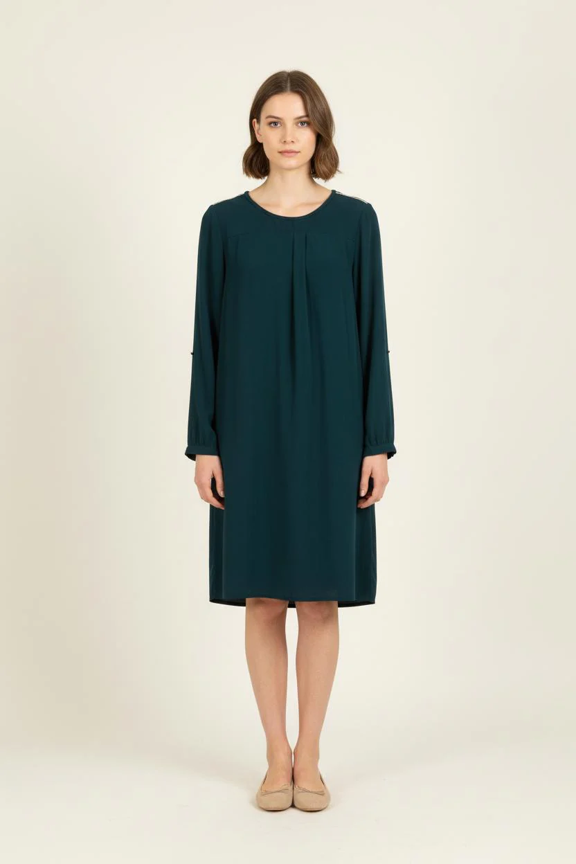 Robe Midi Bleue - Taille L/40