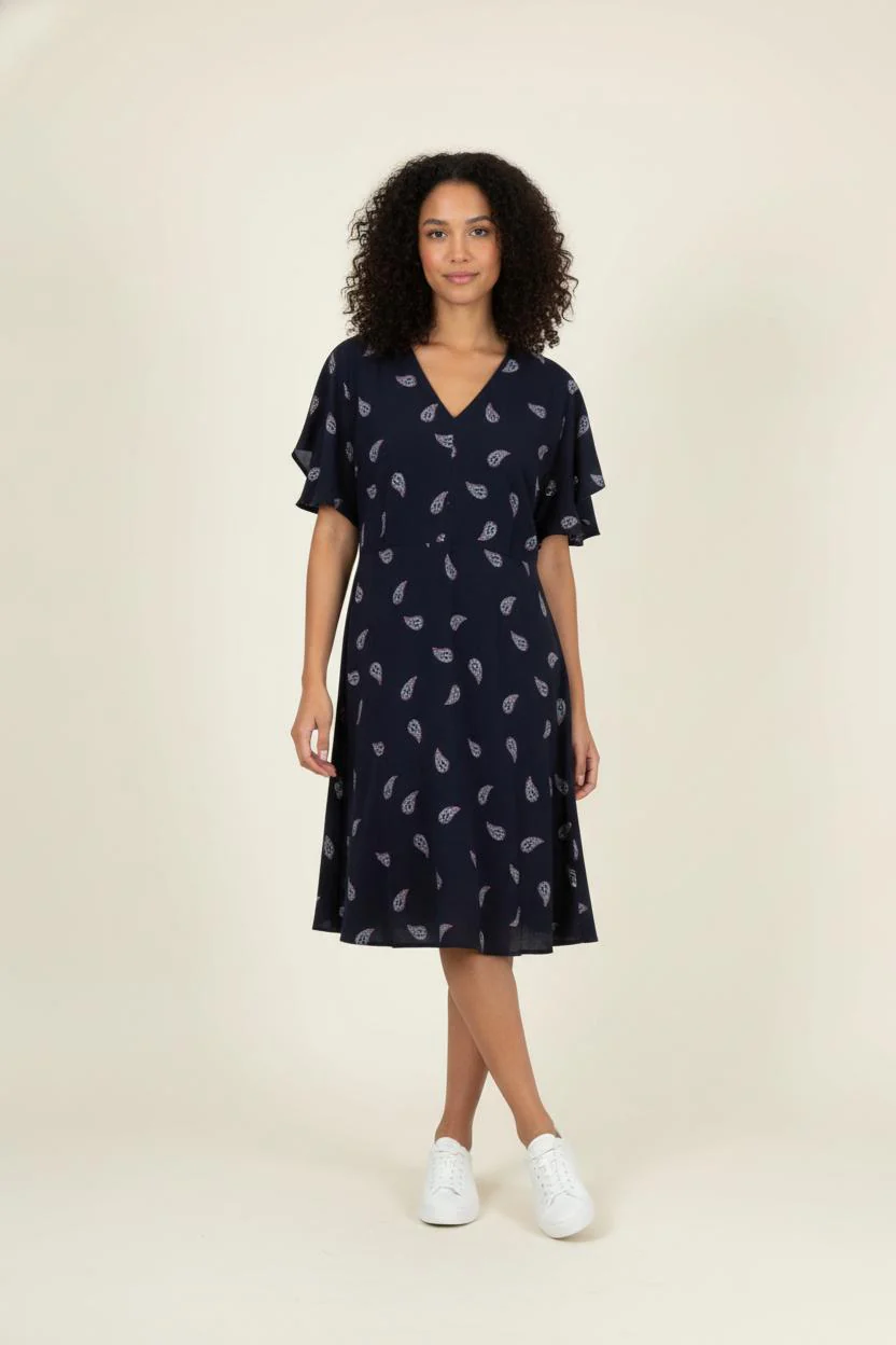 Robe Midi Bleue - Taille L/40
