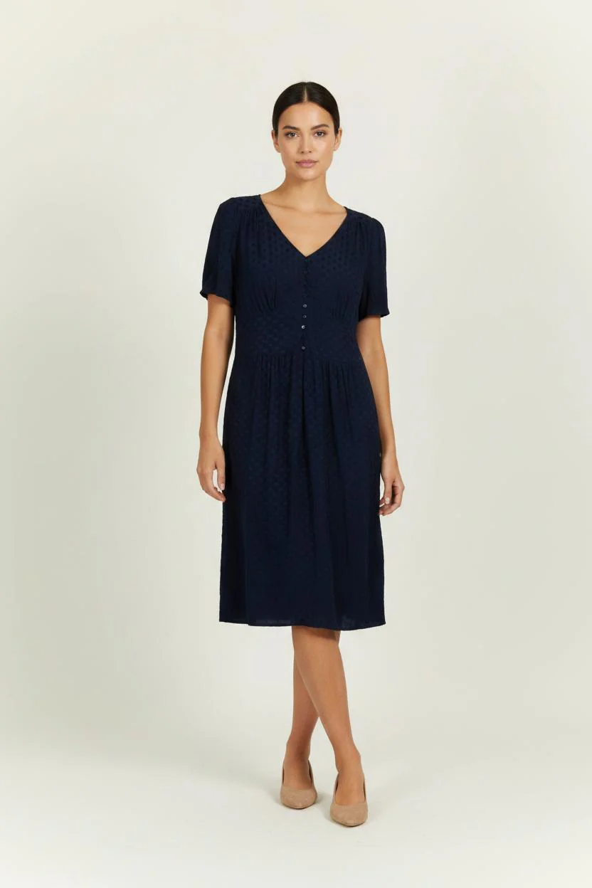 Robe Midi Bleue - Taille XXL/44
