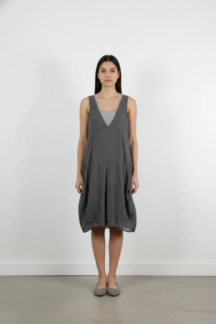 Robe Midi Grise - Taille M/38