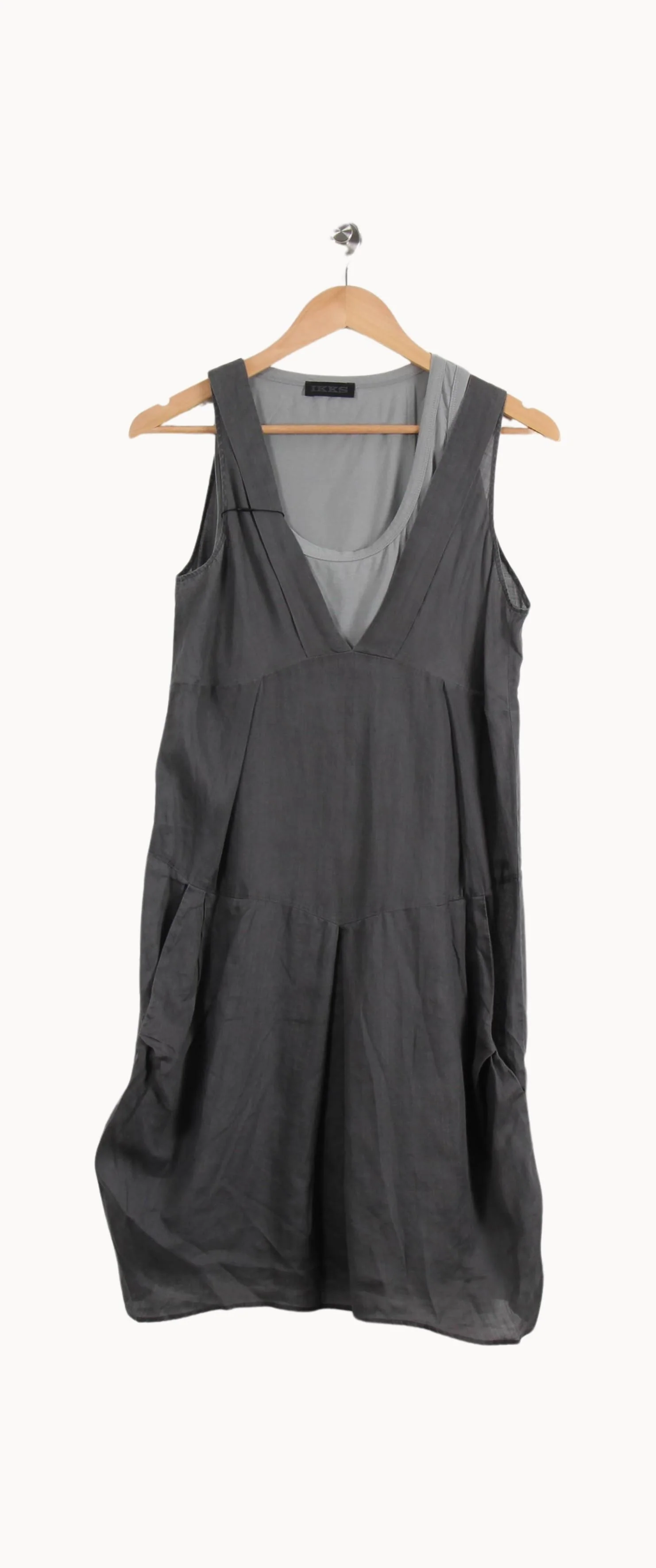 Robe Midi Grise - Taille M/38 - Image 2
