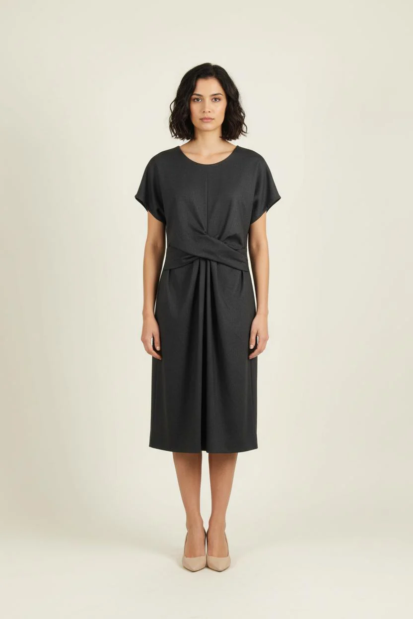 Robe Midi Grise - Taille XL/42