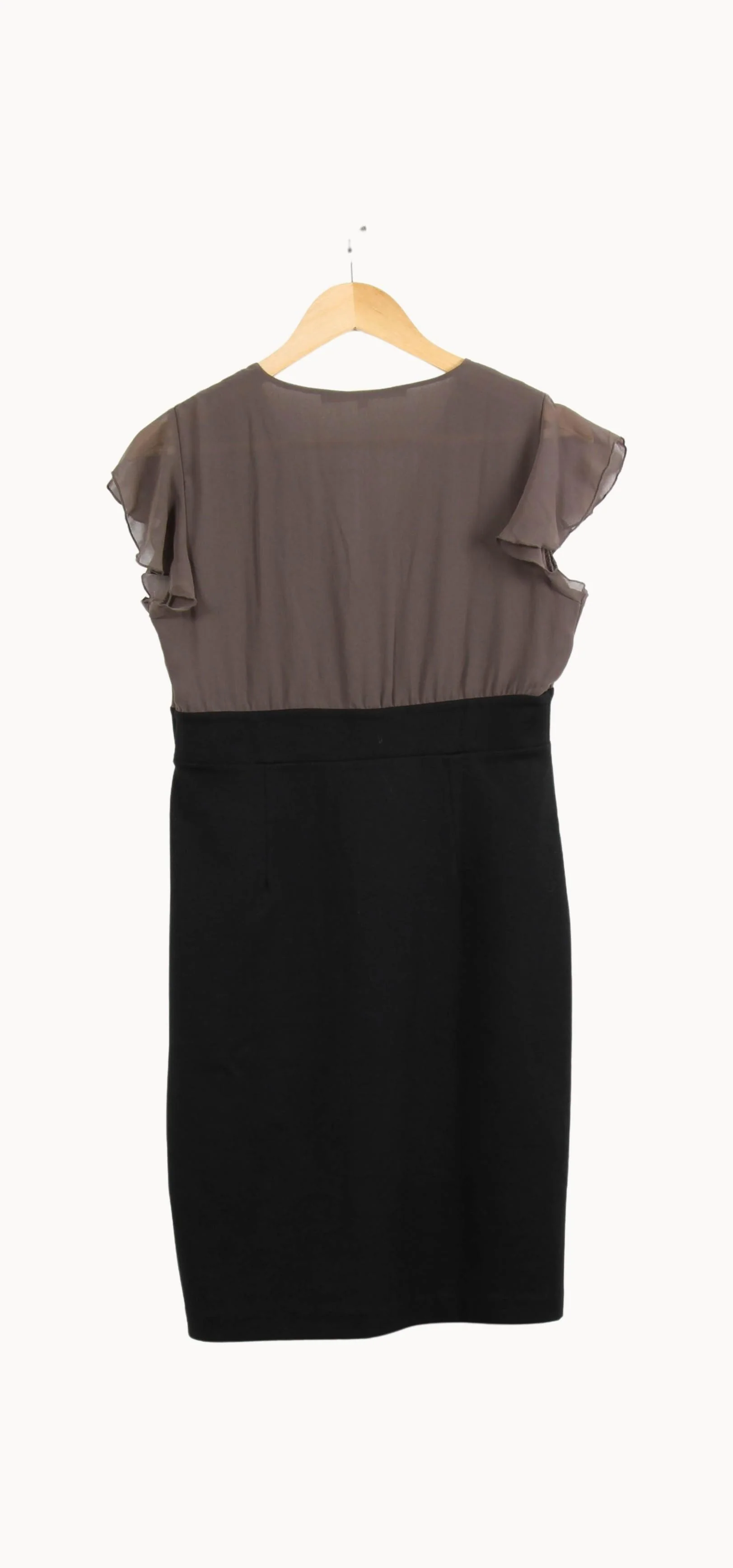 Robe Midi Marron et Noire - Taille XL/42 - Image 4