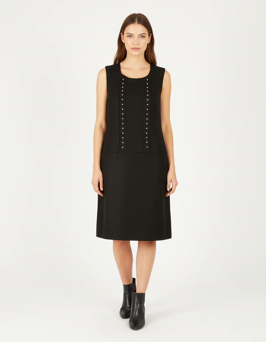 Robe midi noire - M / 38
