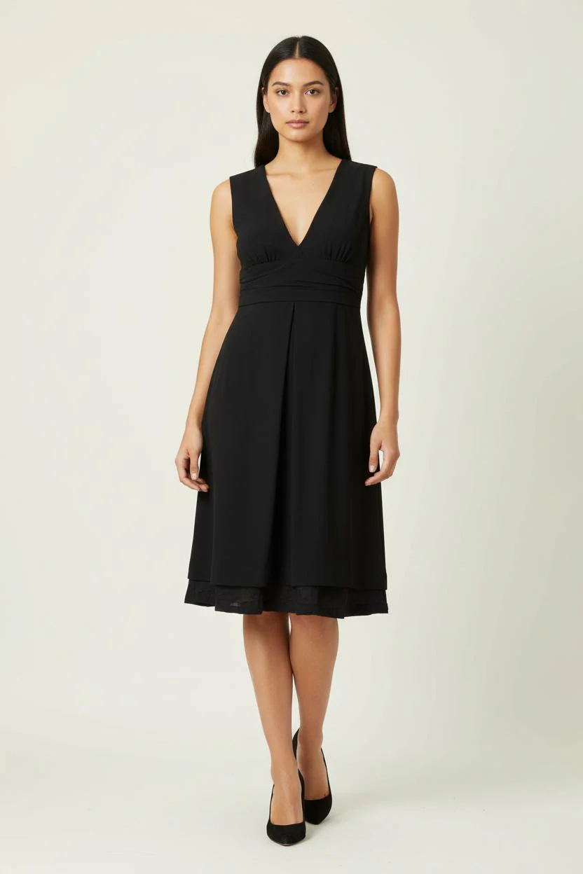Robe Midi Noire - Taille L/40