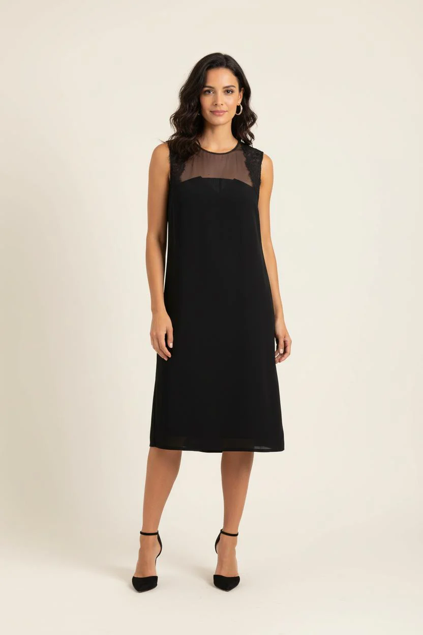 Robe Midi Noire - Taille M/38