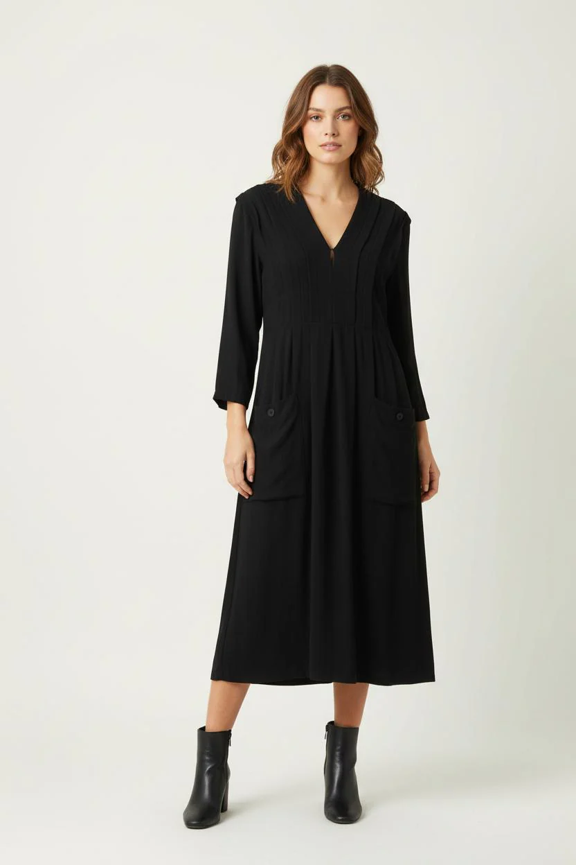 Robe Midi Noire - Taille M/38