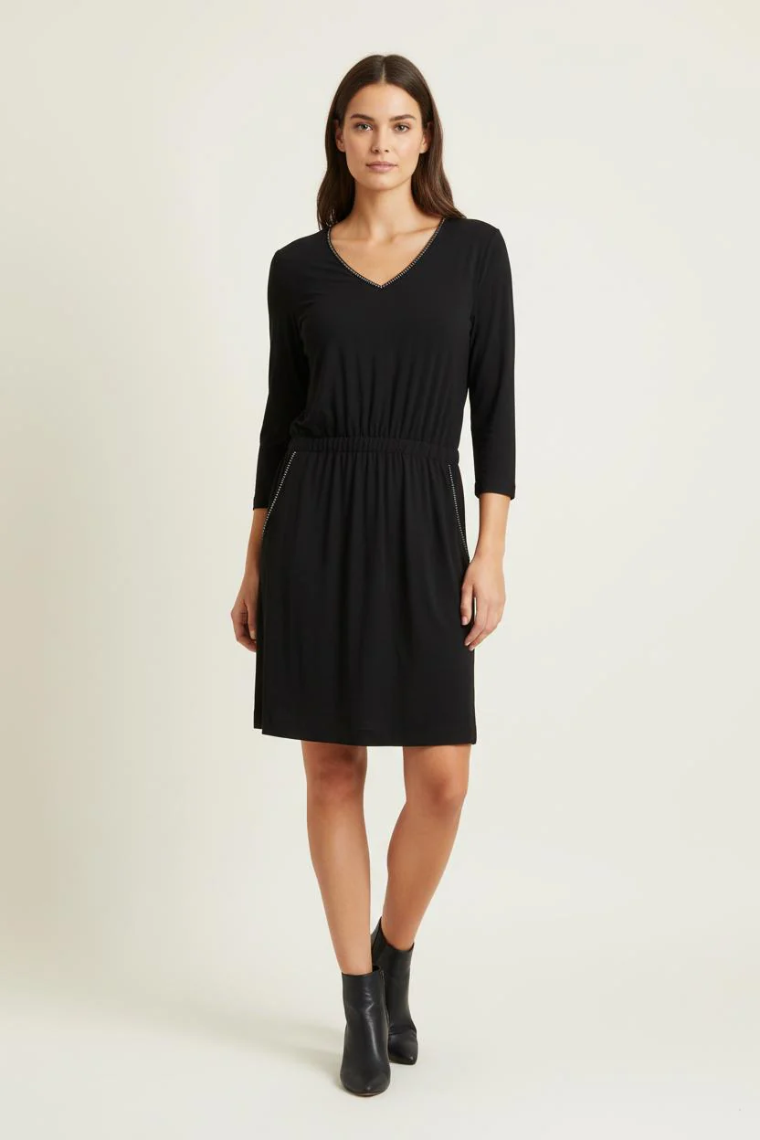 Robe Midi Noire - Taille S/36