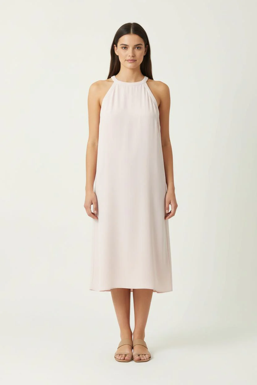 Robe Midi Rose - Taille M/38