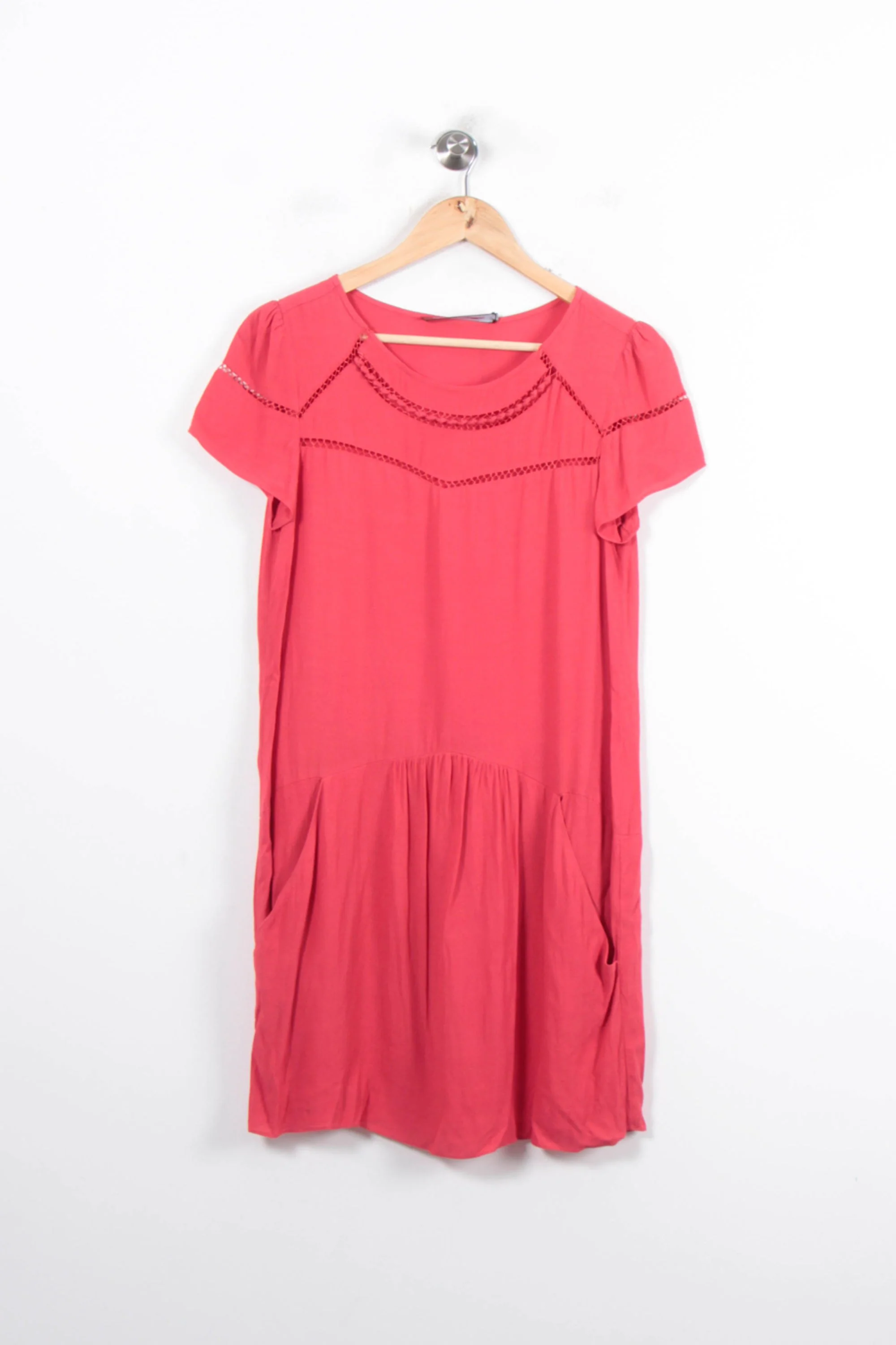 Robe Midi Rose - Taille S/36 - Image 2