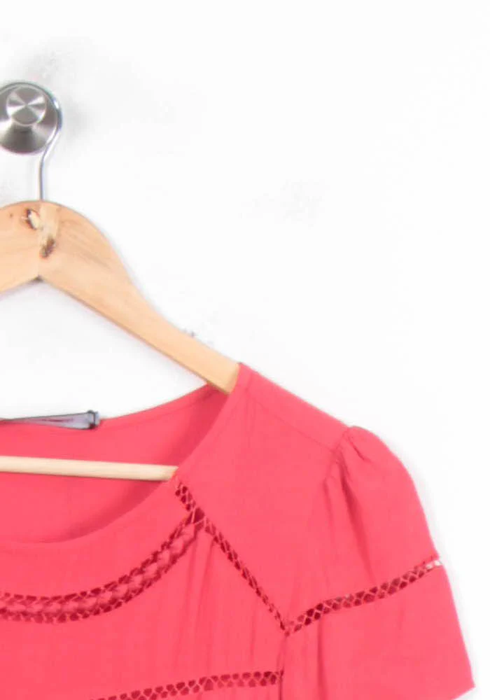 Robe Midi Rose - Taille S/36 - Image 3